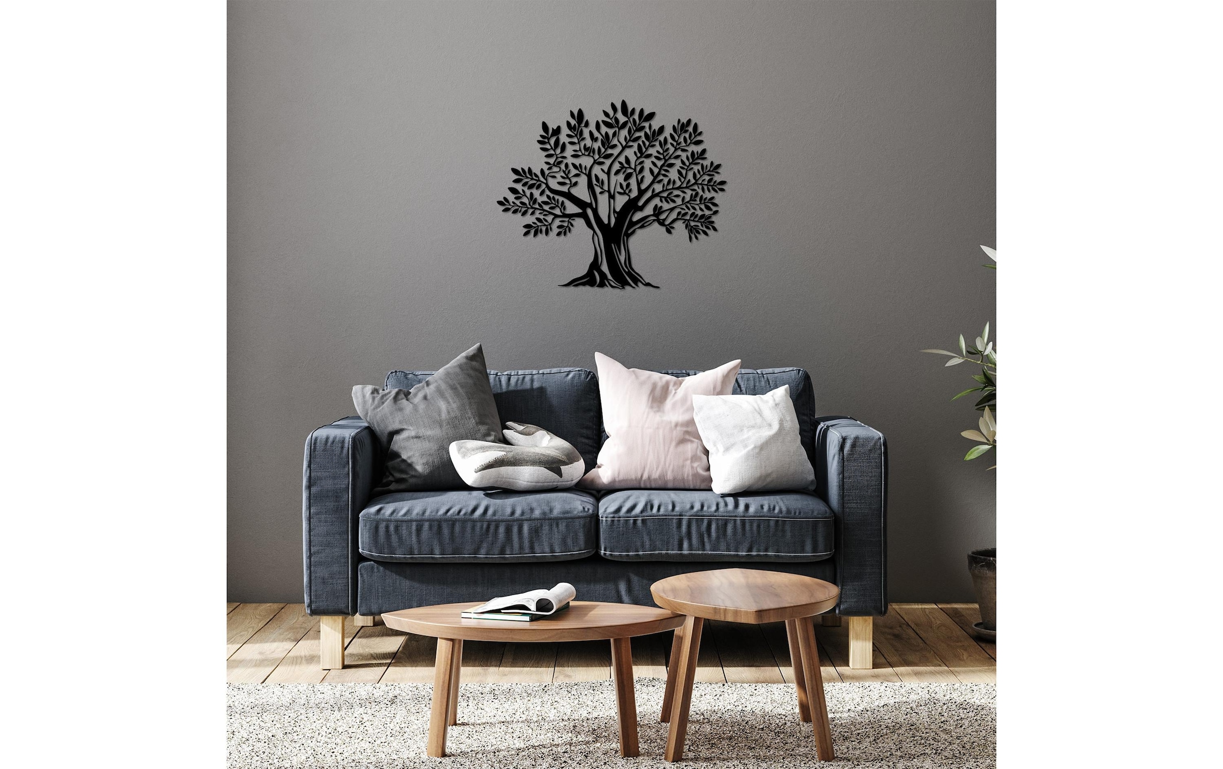 Wanddekoobjekt »Wallxpert Monumental Tree 70 x 58 cm«