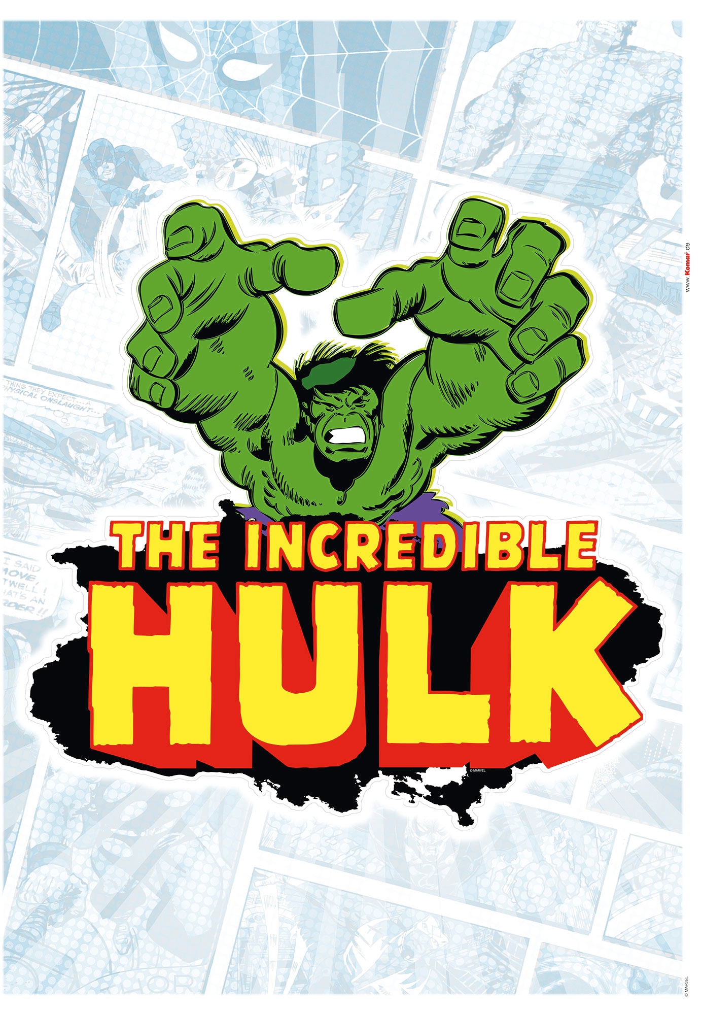 ✵ Komar Wandtattoo »Hulk Comic kaufen St.), (1 cm Classic«, x online 50x70 | Jelmoli-Versand (Breite selbstklebendes Wandtattoo Höhe)