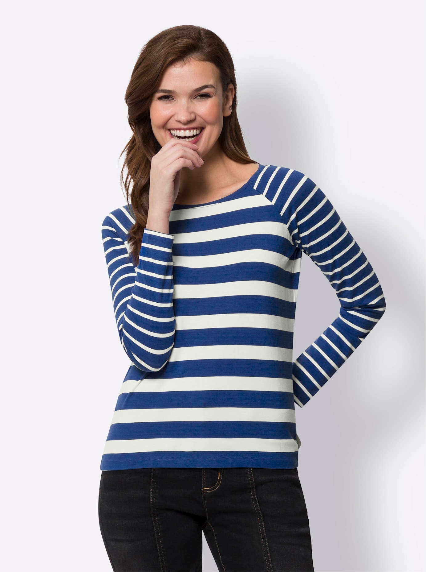 heine Rundhalsshirt »Streifenshirt« 1 Stk.