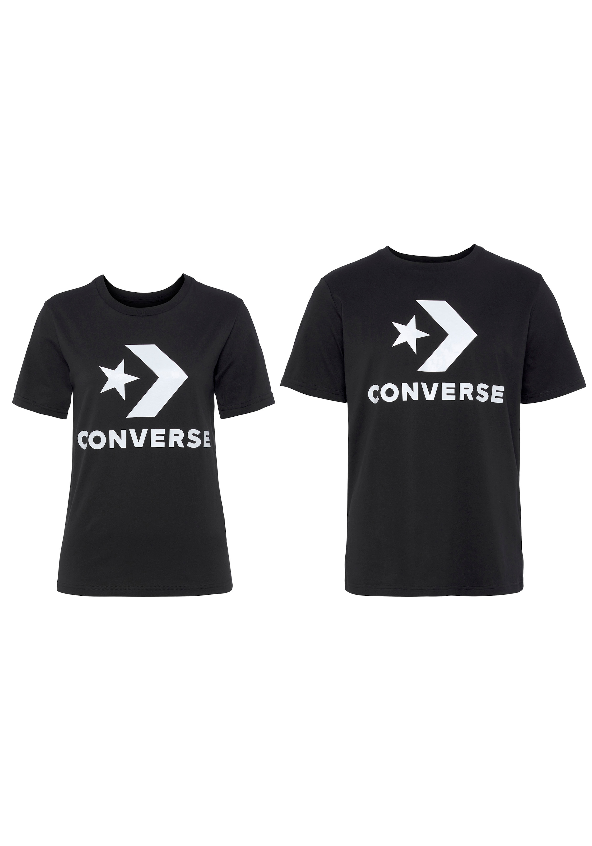 Converse T-Shirt »Unisex GO-TO STAR CHEVRON LOGO STANDARD-FIT«, (1 tlg.), Unisex