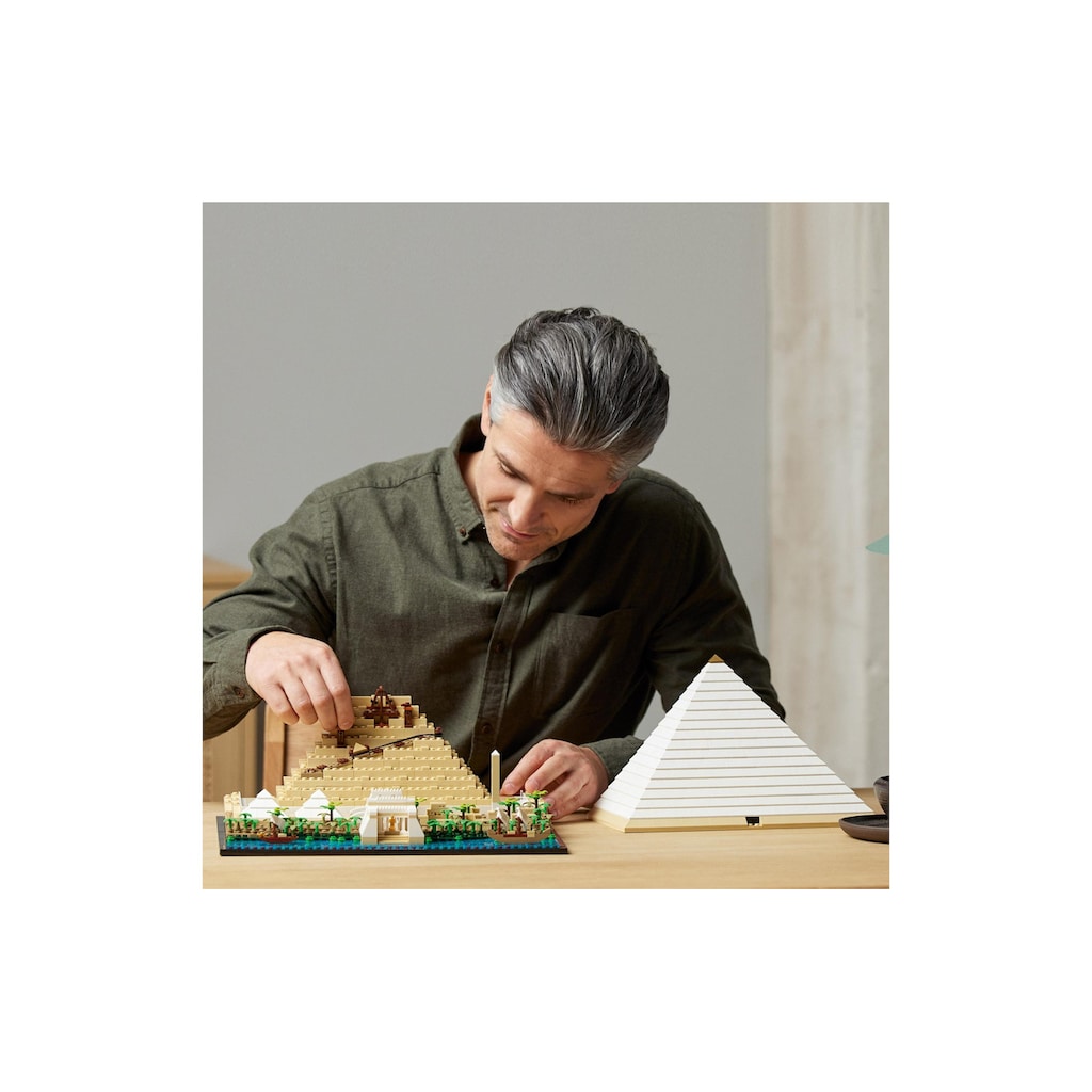 LEGO® Konstruktionsspielsteine »LEGO Architecture Cheops-Pyramide«, (1476 St.)