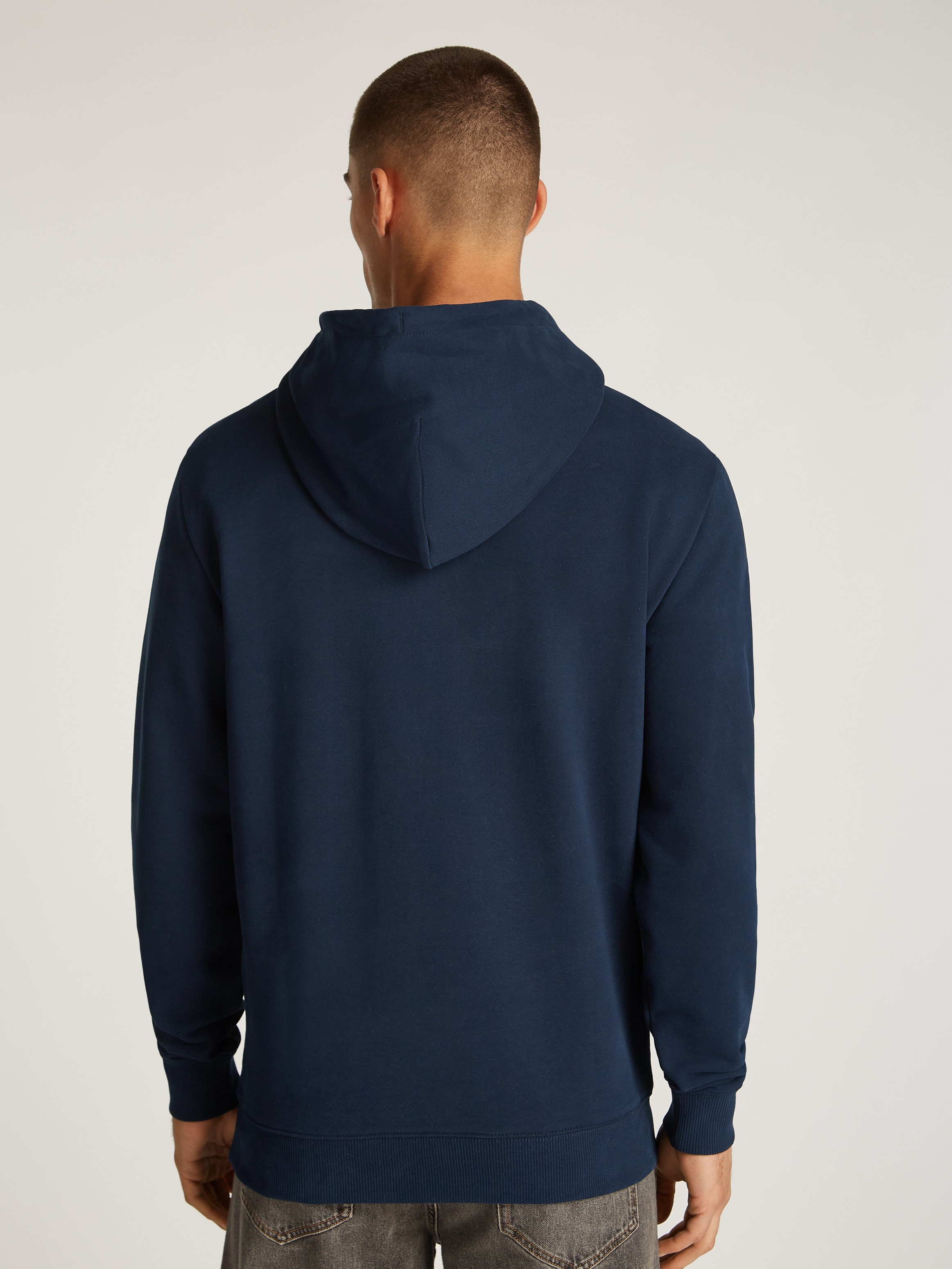 Tommy Jeans Plus Hoodie »TJM REG ENTRY GRAPHIC HOODIE EXT«, in Grossen Grössen, Logodruck, Kängurutasche