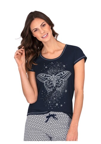 Trigema T-Shirt, mit Motiv und kontrastfarbigen Nähten kaufen