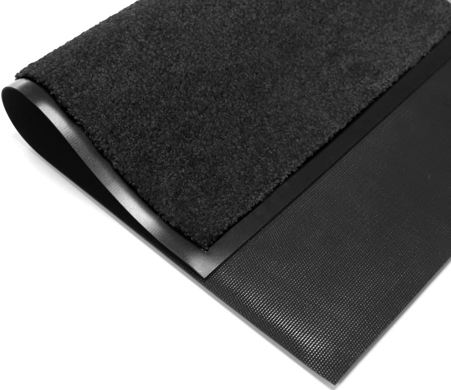 Primaflor-Ideen in Textil Fussmatte »Schmutzfangmatte CLEAN PRO, Made in Belgium«, rechteckig, 8 mm Höhe, Uni-Farben, UV-beständig, strapazierfähig, waschbar