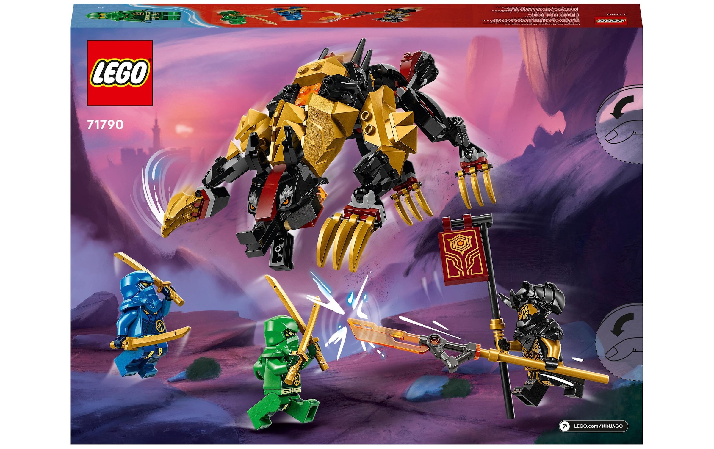 LEGO® Spielbausteine »Ninjago Jagdhund«, (198 St.)