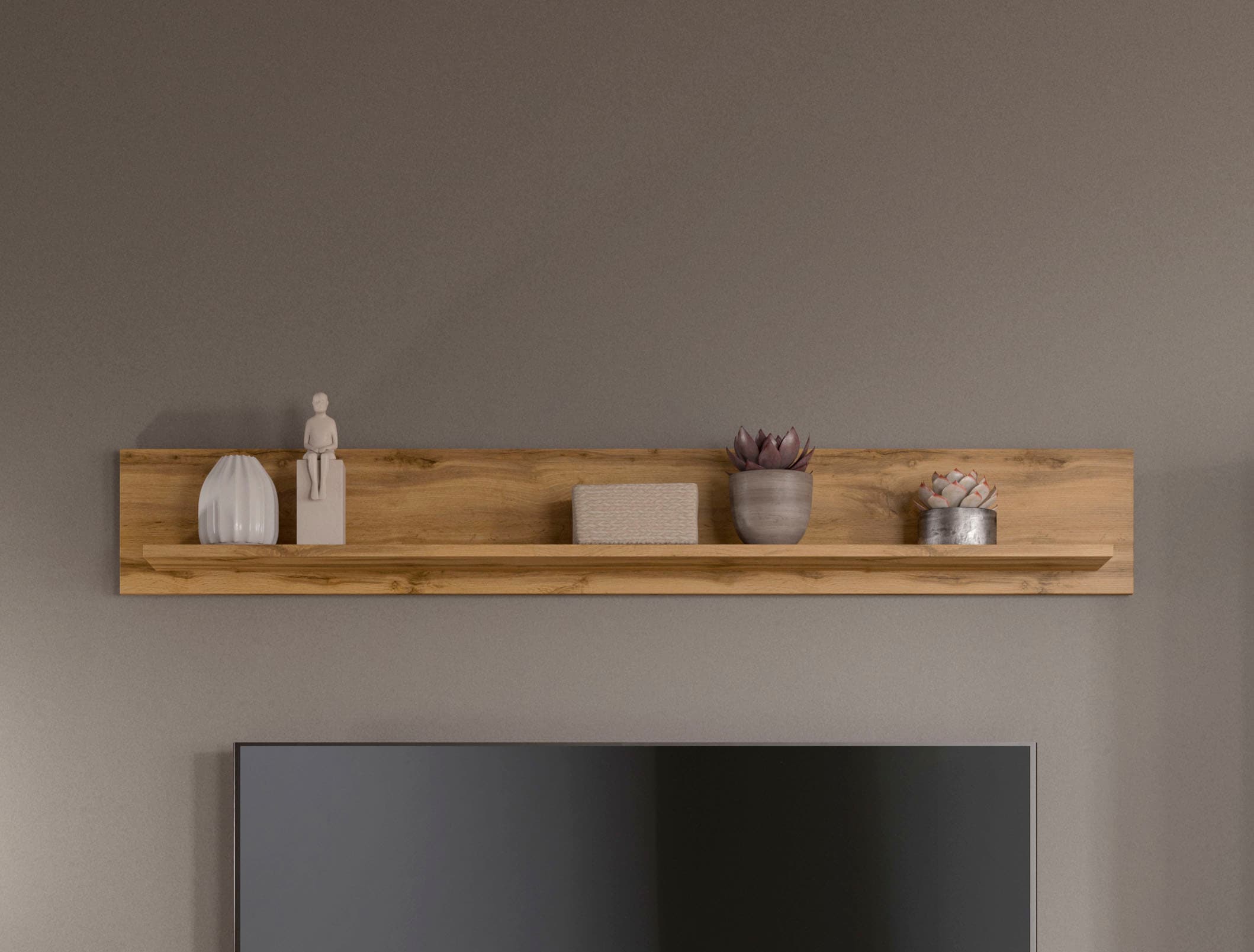 INOSIGN Wandboard »Aosta, Breite 140 cm, in verschiedenen Farabausführungen«, 1 Ablageboden, Wohnzimmer, Regal, Wandregal, Ablageboard