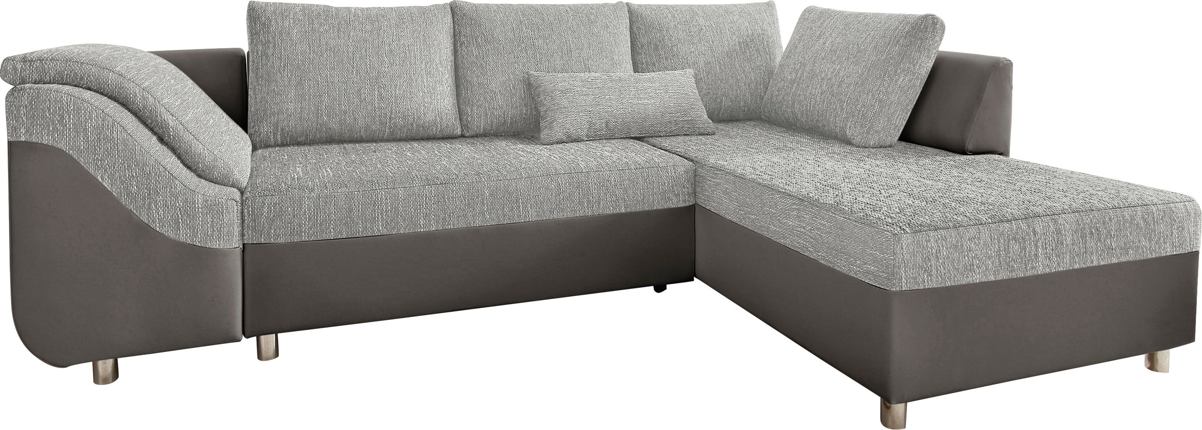 COLLECTION AB Ecksofa Sally L-Form, mit und ohne Bettfunktion, inklusive loser Rücken- und Zierkissen