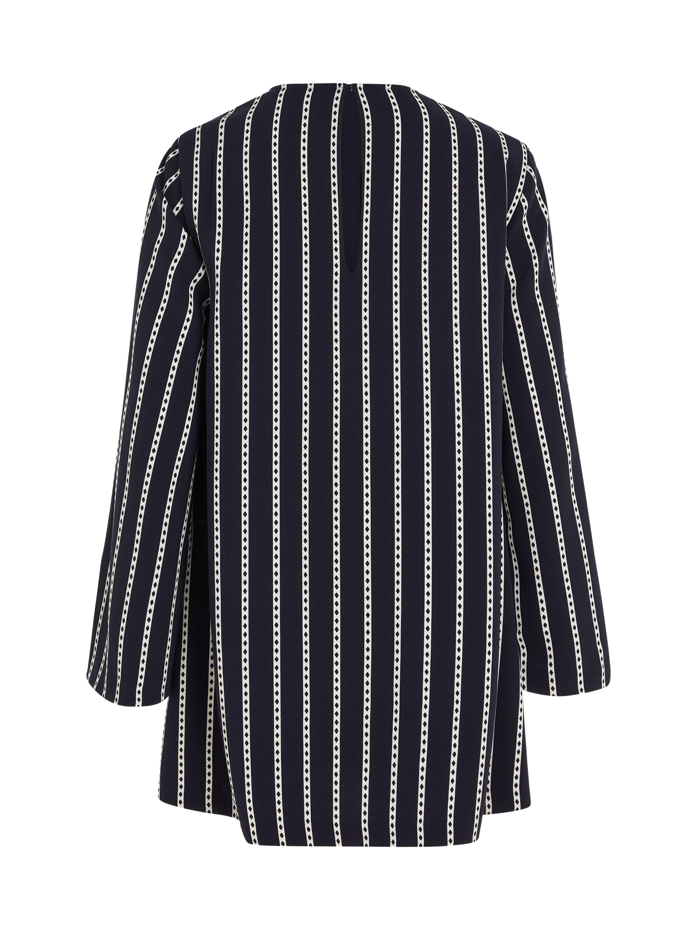 CREPE shoppen online SHIFT DRESS«, Tommy mit Jelmoli-Versand Hilfiger Blusenkleid »ARGYLE STRIPE Rundhals |