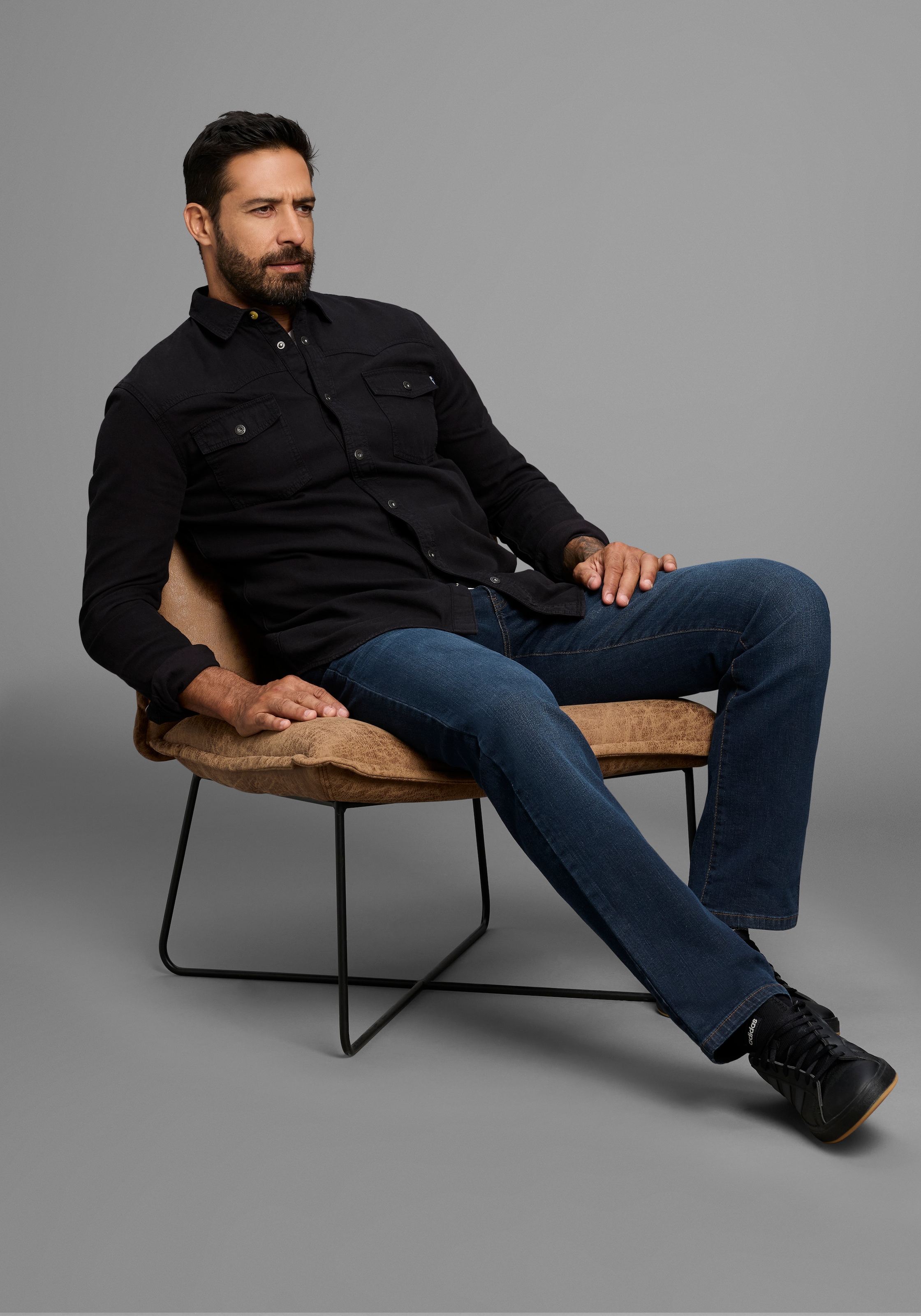 Arizona Jeanshemd, Western Stil