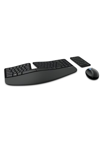 Microsoft PC-Tastatur »Sculpt Ergonomic«, (Ziffernblock-ergonomische Form) kaufen