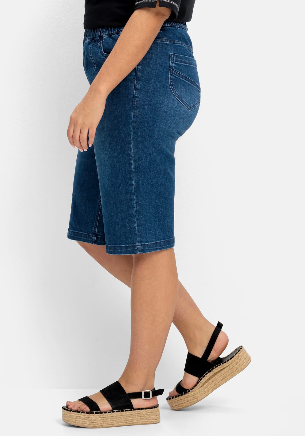 Sheego Jeansbermudas, (1 tlg.)