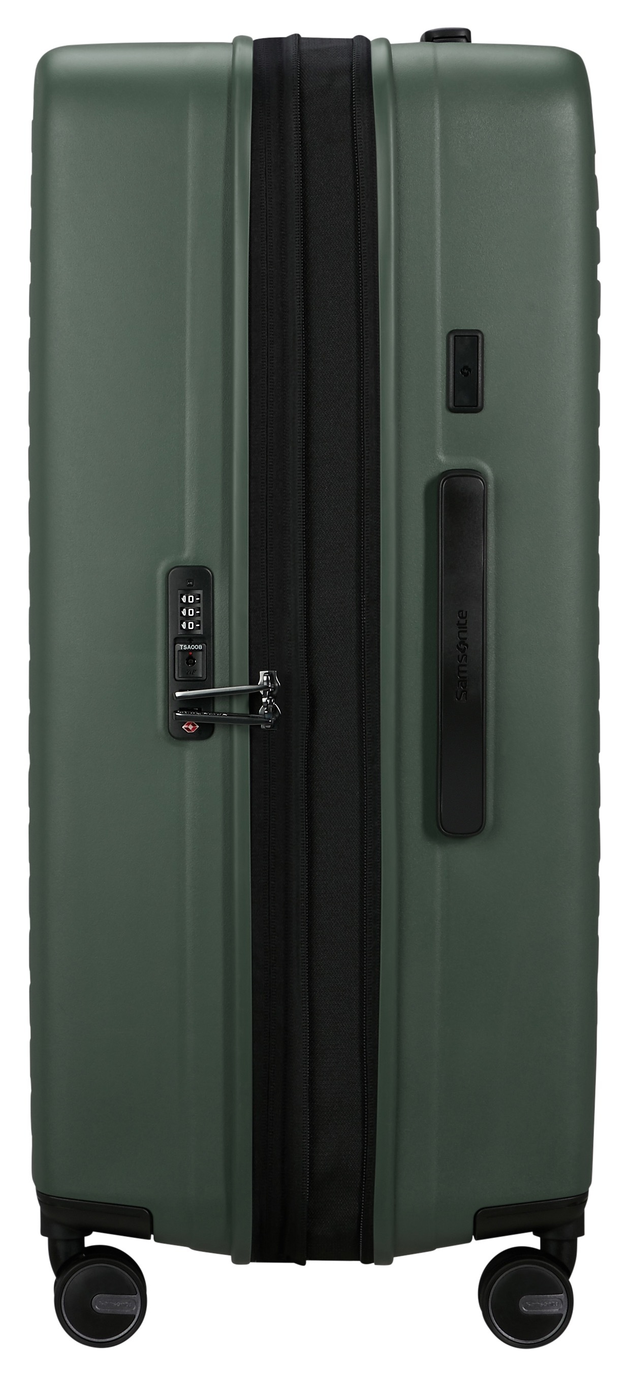 Samsonite Hartschalen-Trolley »RESTACKD, verschiedene Grössen und Farben«, (mit Packtaschen), 4 Rollen, Reisekoffer mit TSA Schloss Volumenerweiterung Packtaschen
