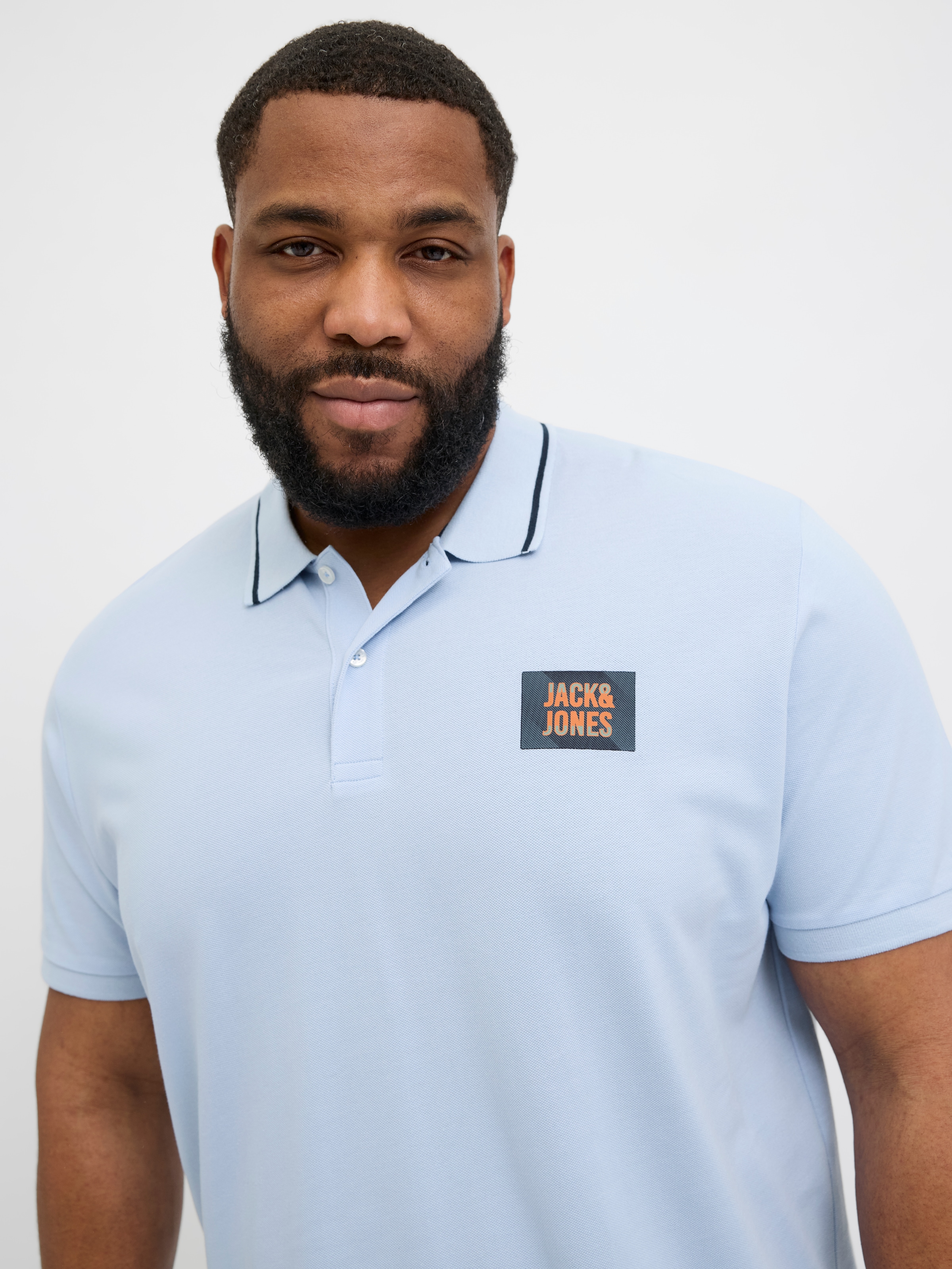 Jack & Jones PlusSize Poloshirt »JJHUDSON POLO SS PLS«
