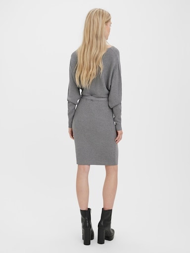 Vero Moda Strickkleid »VMHOLLYREM LS V-NECK DRESS GA NOOS«
