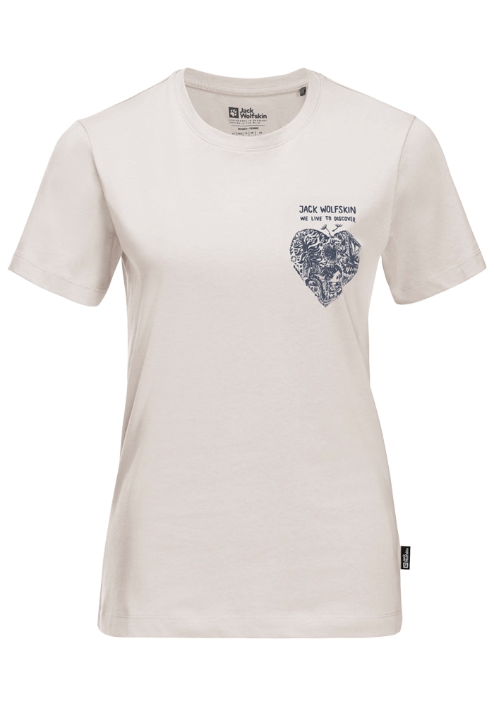 Jack Wolfskin T-Shirt »DISCOVER HEART T W«
