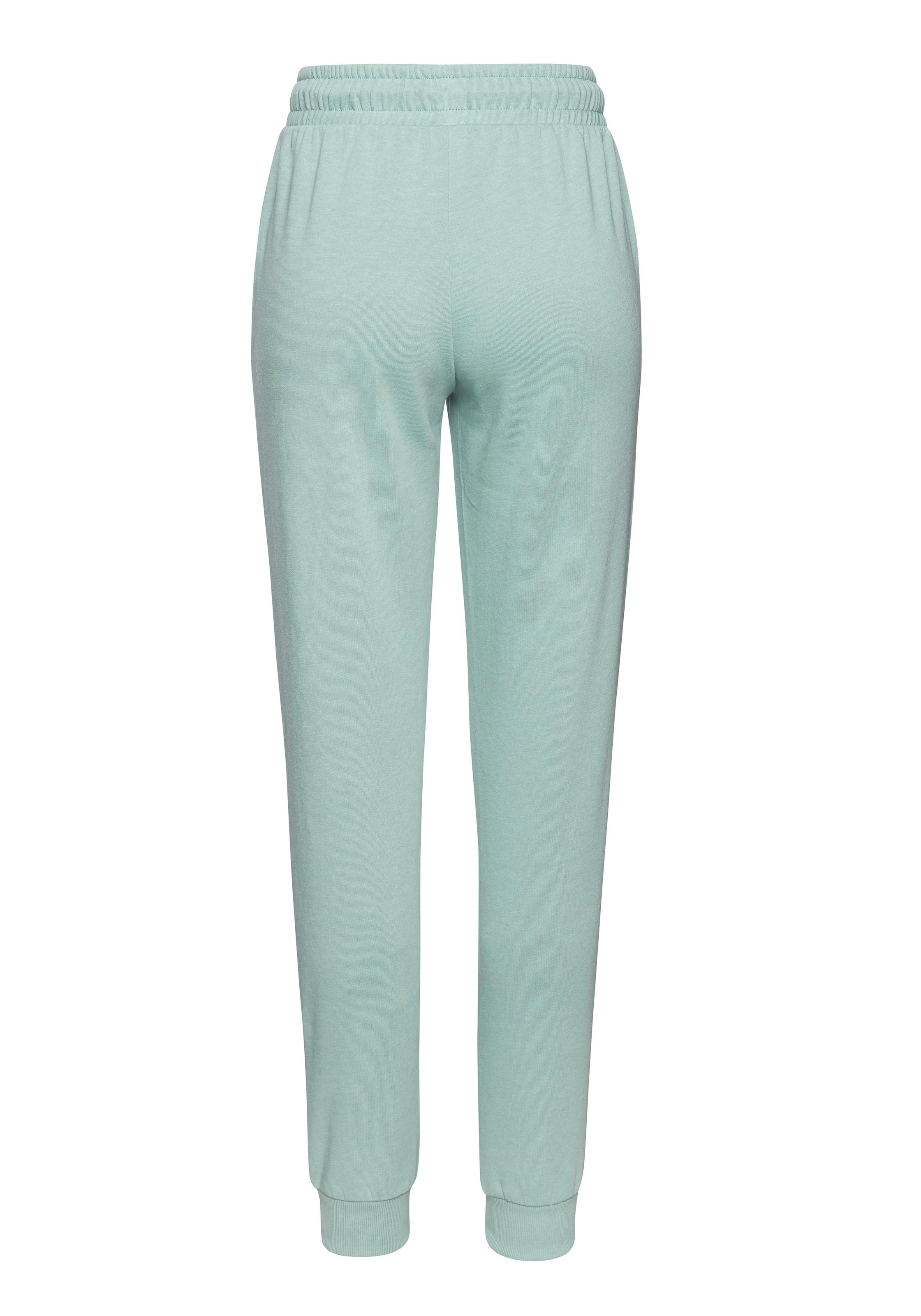 Buffalo Sweathose, Loungehose mit seitlichen Taschen und kleinem Druck, Loungewear