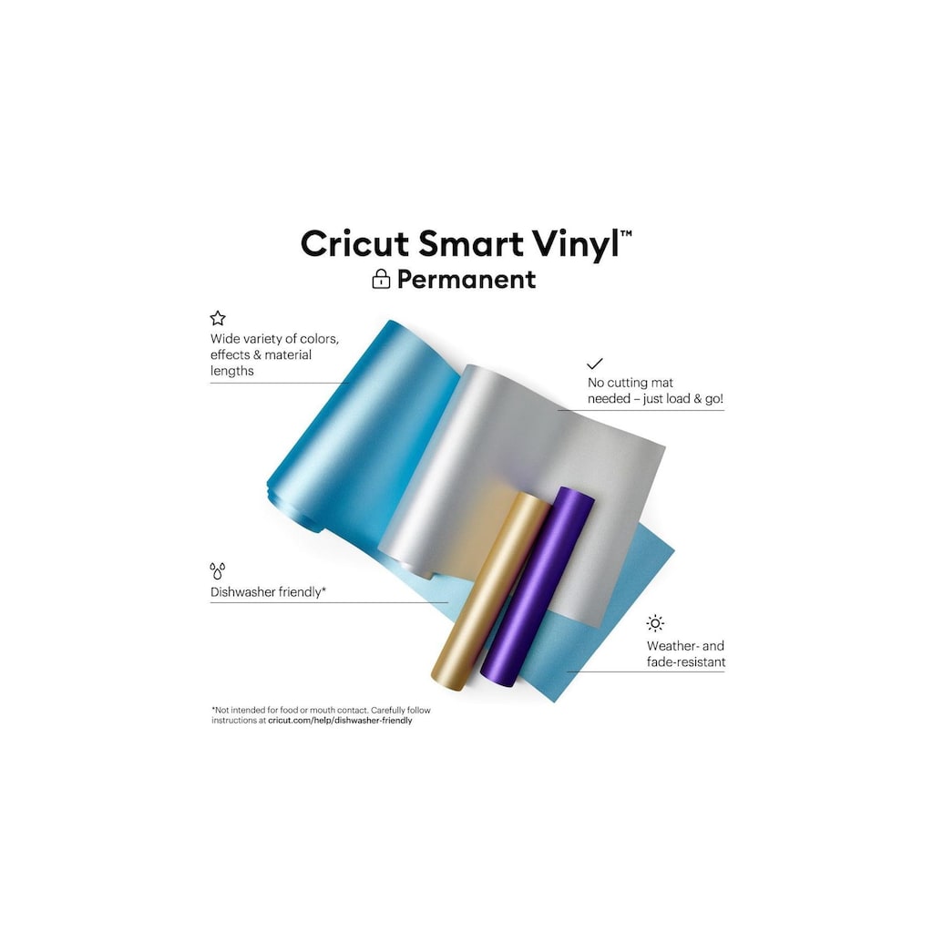 Cricut Dekorationsfolie »Smart Permanent S«