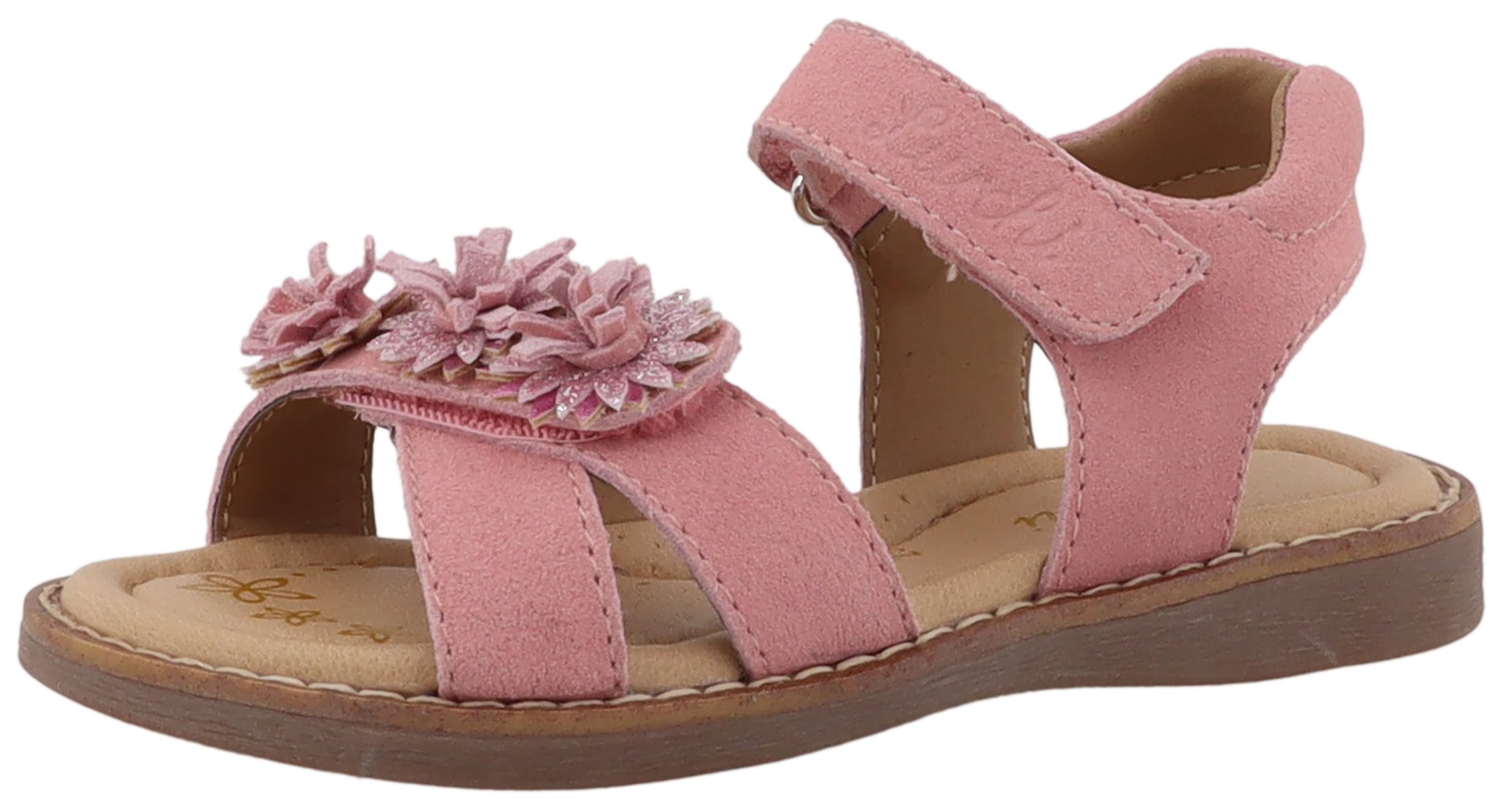 Lurchi Sandale "Loona" Klettschuh mit Blütenapplikation, Grössenschablone zum Download