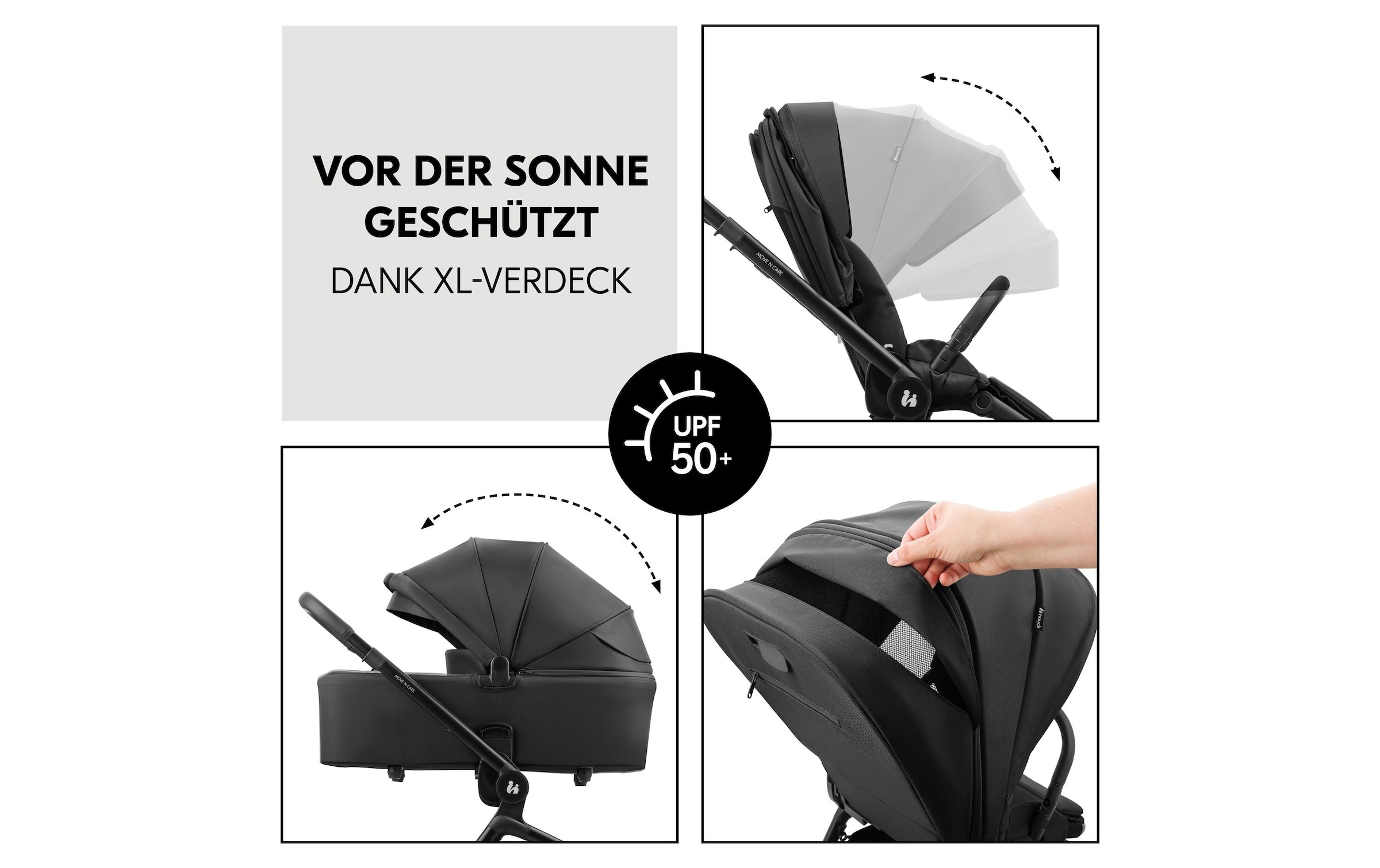 Hauck Kombi-Kinderwagen »Move N Care Set«, 22 kg