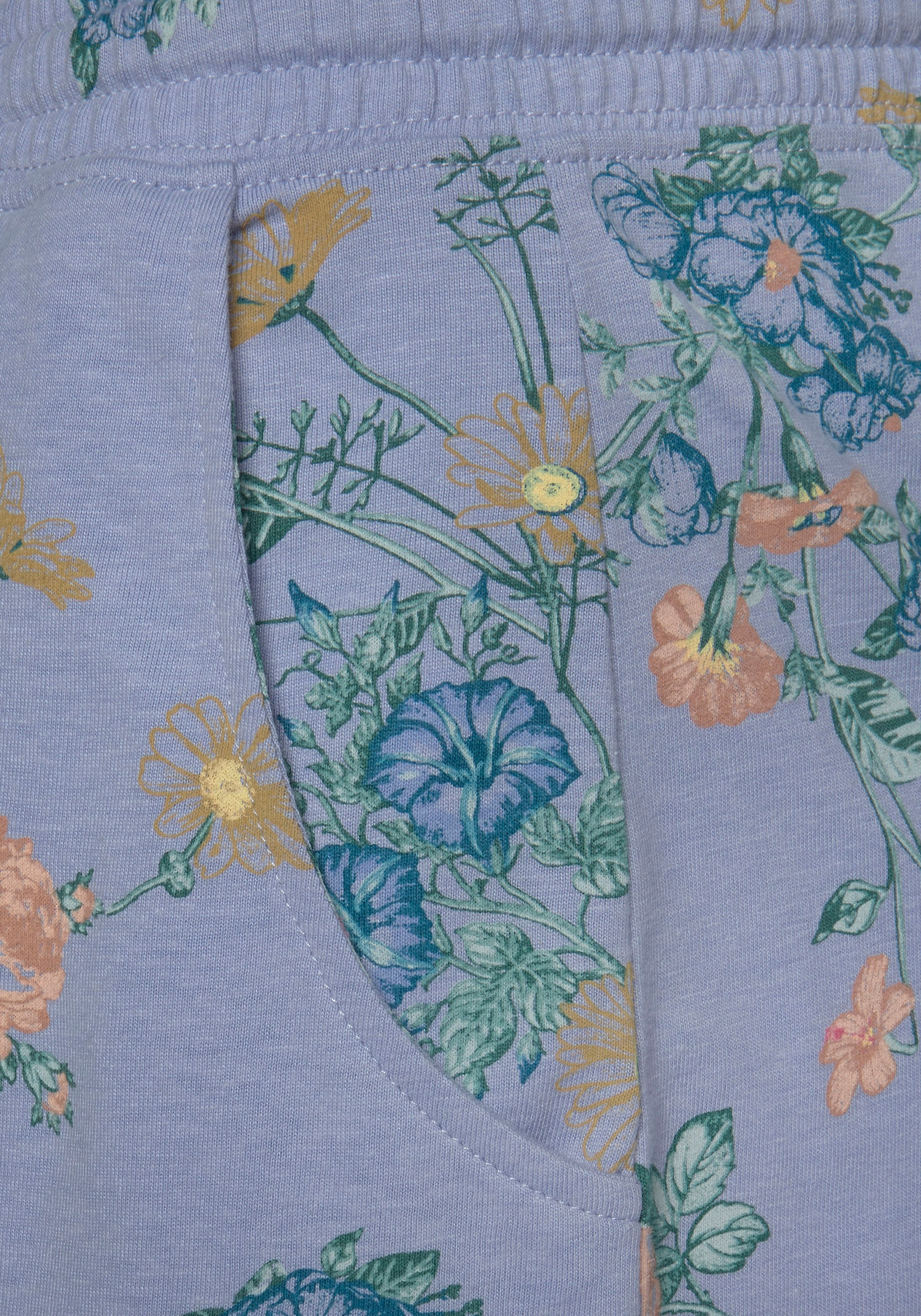 Vivance Dreams Pyjama, (2 tlg.), mit Blumen Print