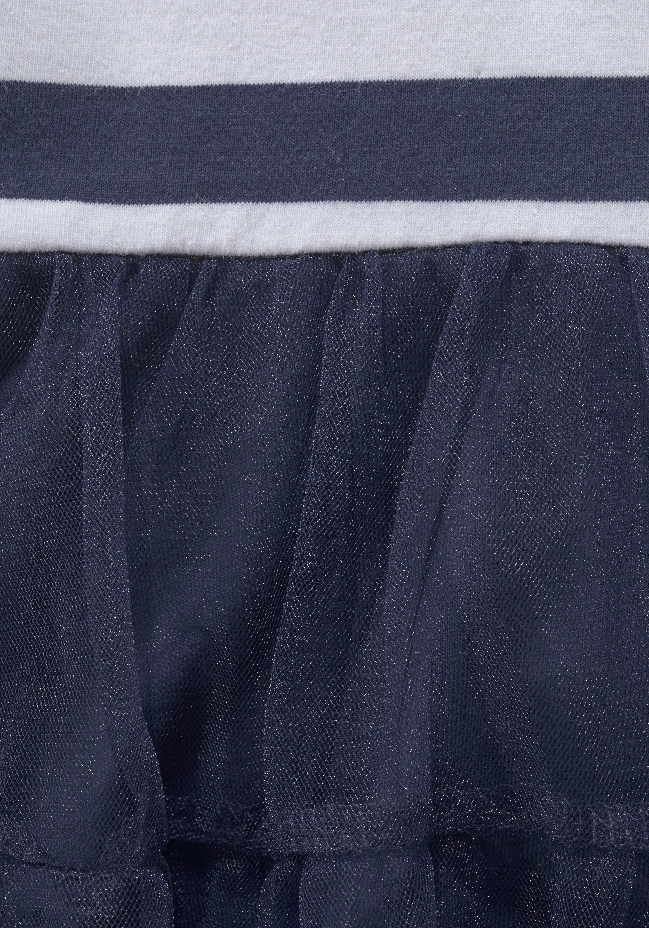 Arizona Volantkleid, mit Wendepailletten und Tüll