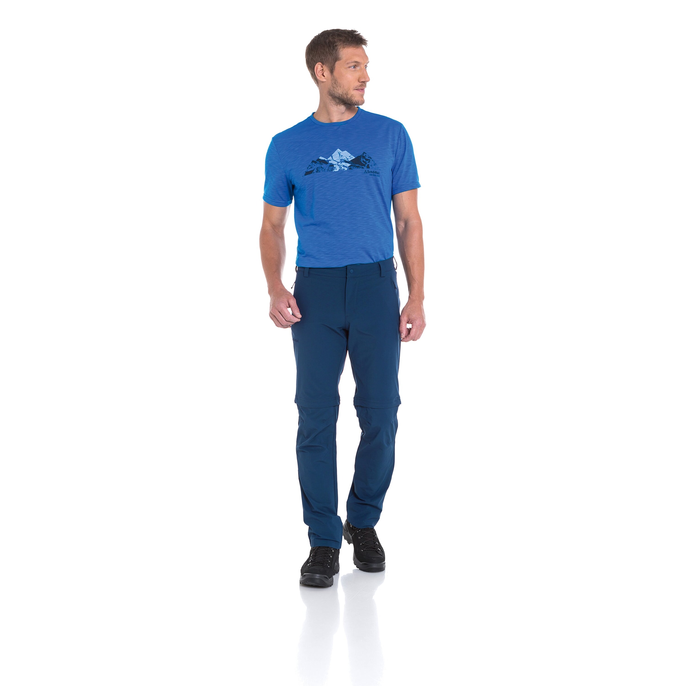 Schöffel Zip-off-Hose sportlicher Stil, für vielseitige Outdoor-Aktivitäten