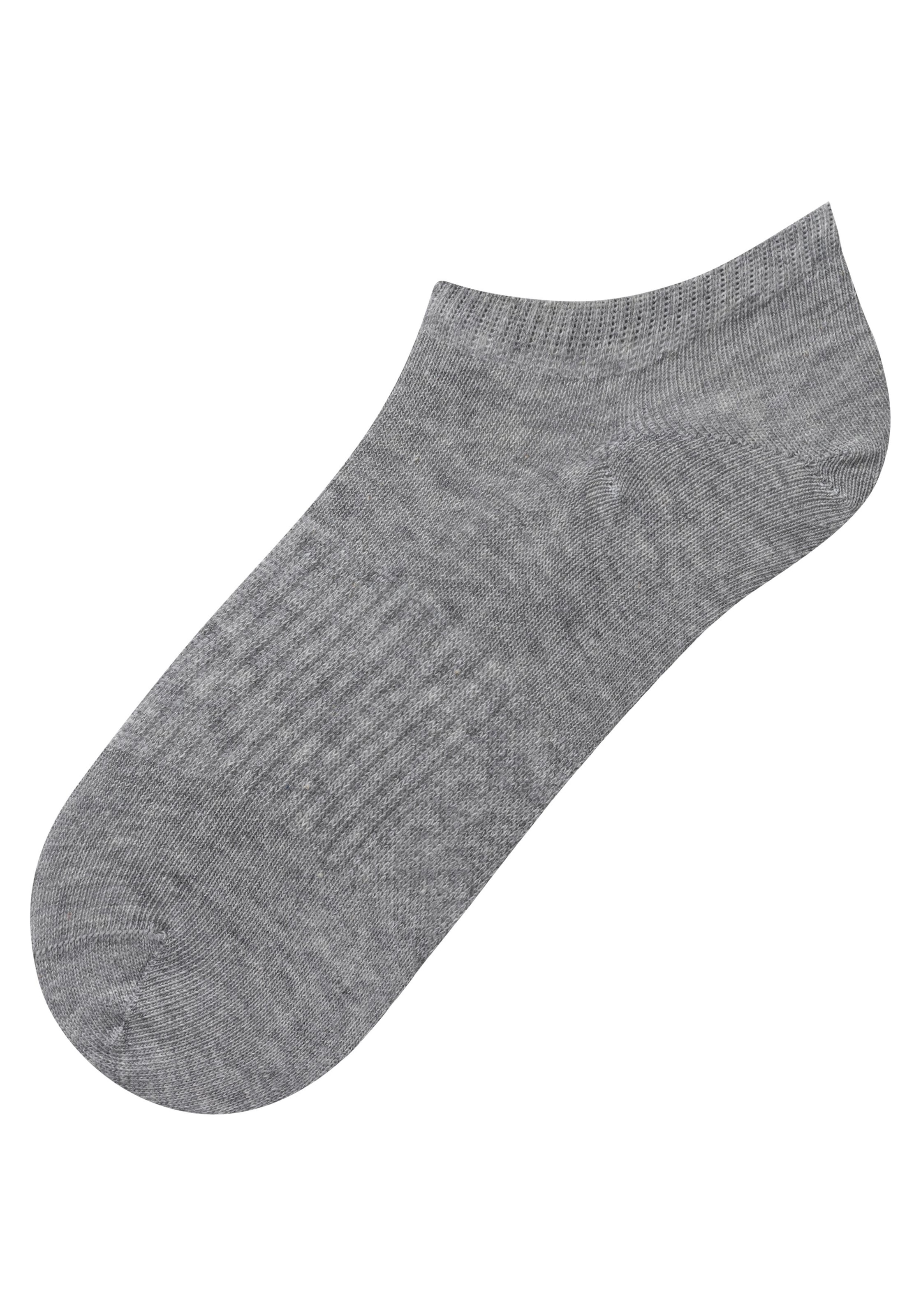 LASCANA ACTIVE Sneakersocken, (Set, 7 Paar), mit Mittelfussgummi