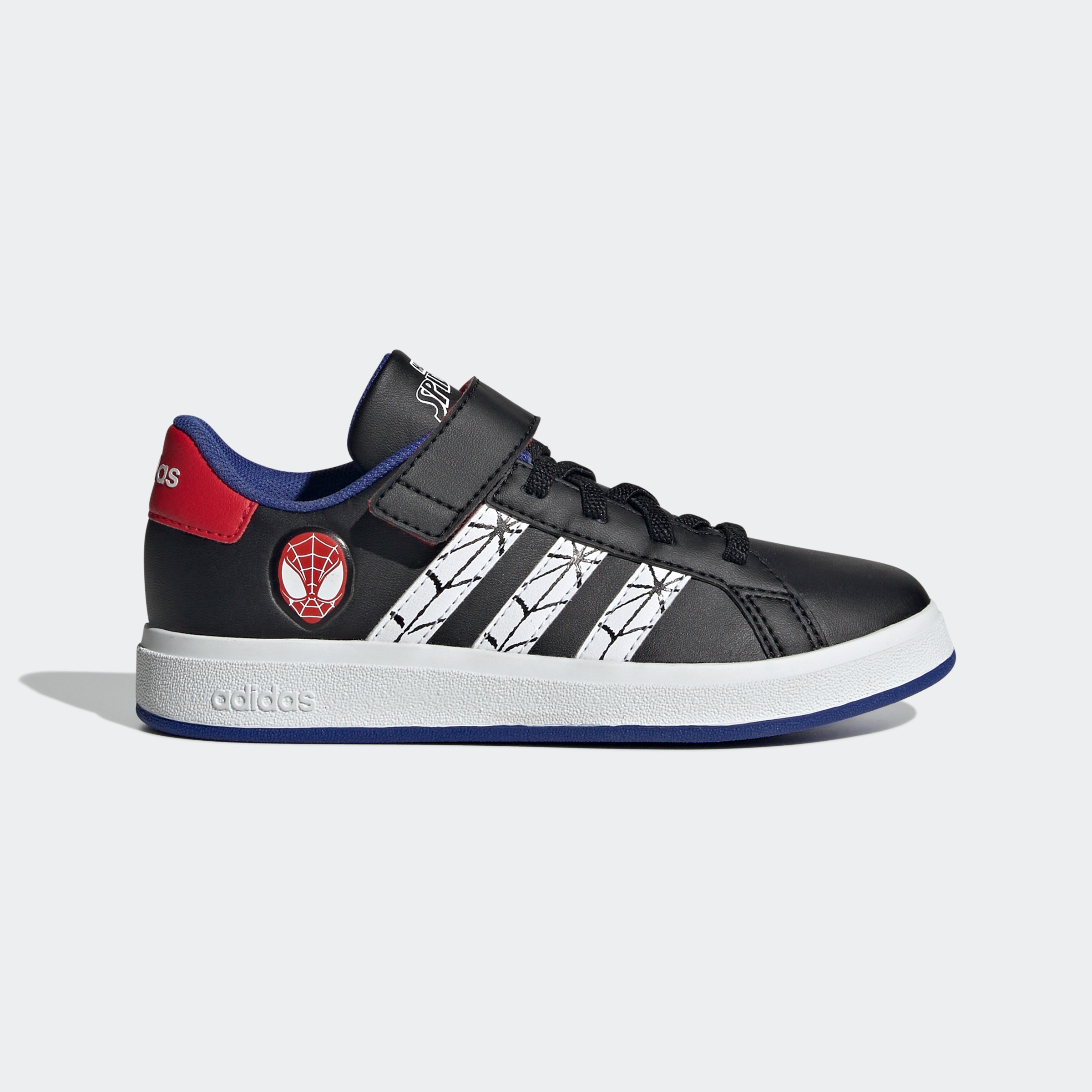 adidas Sportswear Sneaker »ADIDAS MARVEL SPIDER-MAN KIDS GRAND COURT SCHUH«, Design auf den Spuren des adidas Superstar