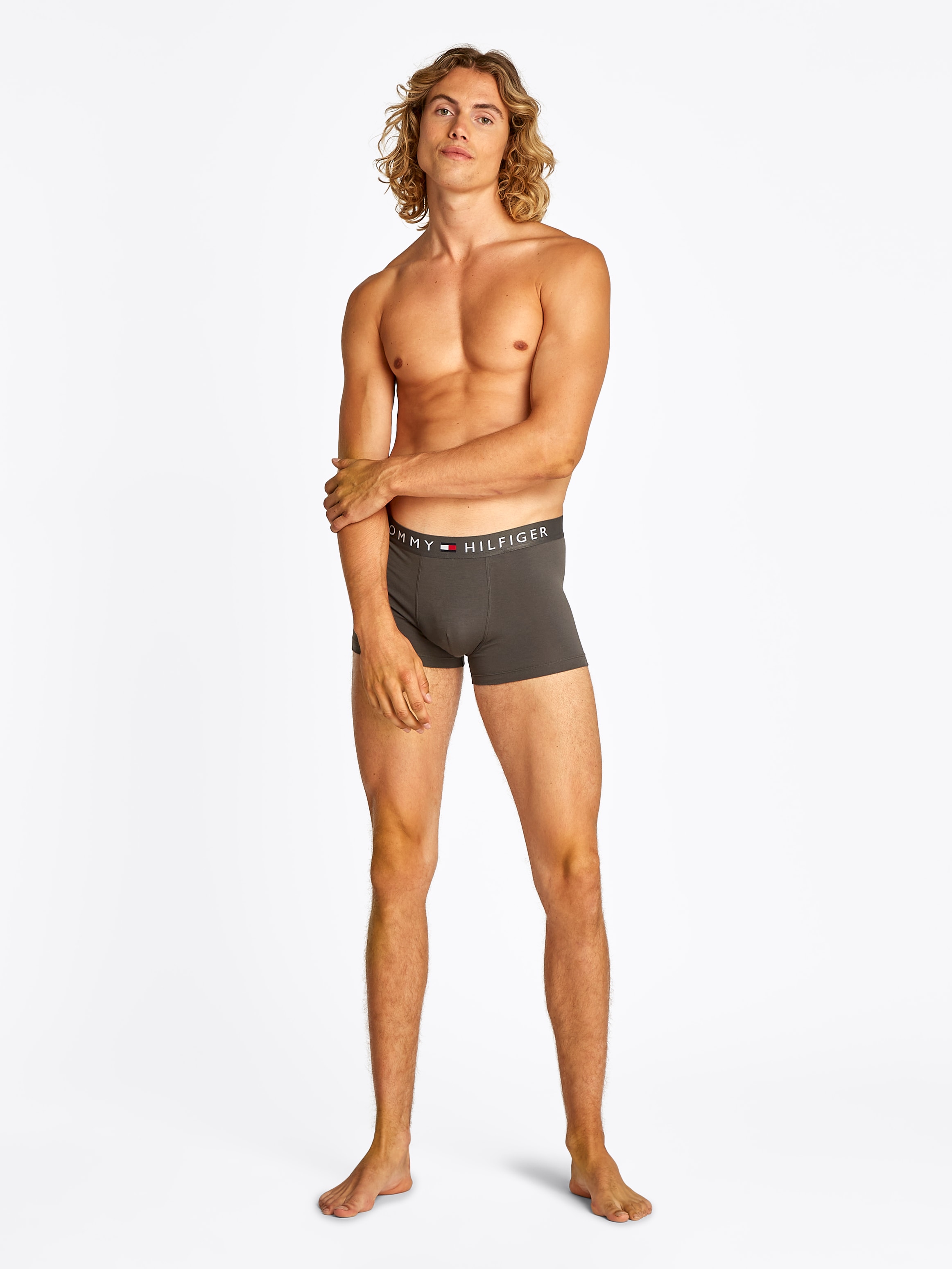Tommy Hilfiger Underwear Trunk »3P TRUNK DTM«, (Packung, 3 St., 3er), mit Logobund