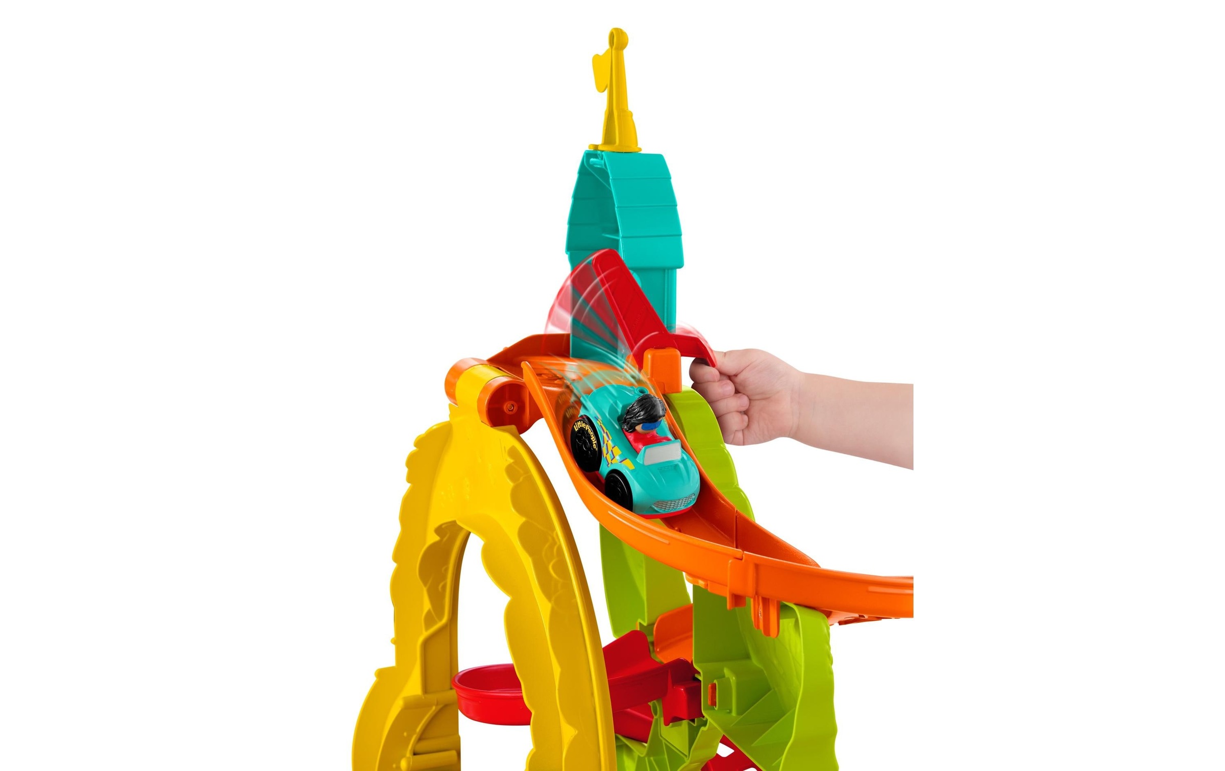 Fisher-Price® Spielwelt »Sitz&Steh Hochhausrennbahn«