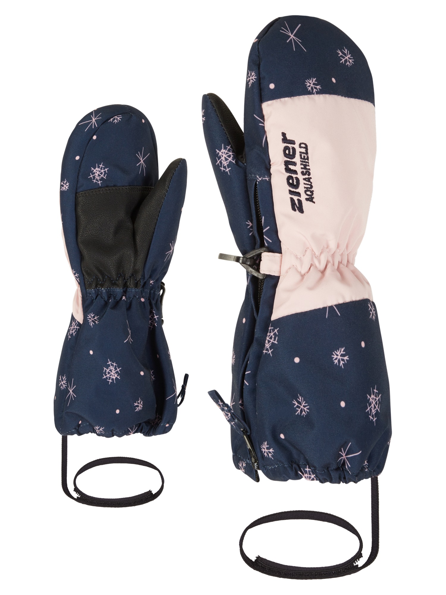 Ziener, Unisex, »LEVI AS «, snow, 2,5, trendiger Miniskifäustling mit langer Stulpe