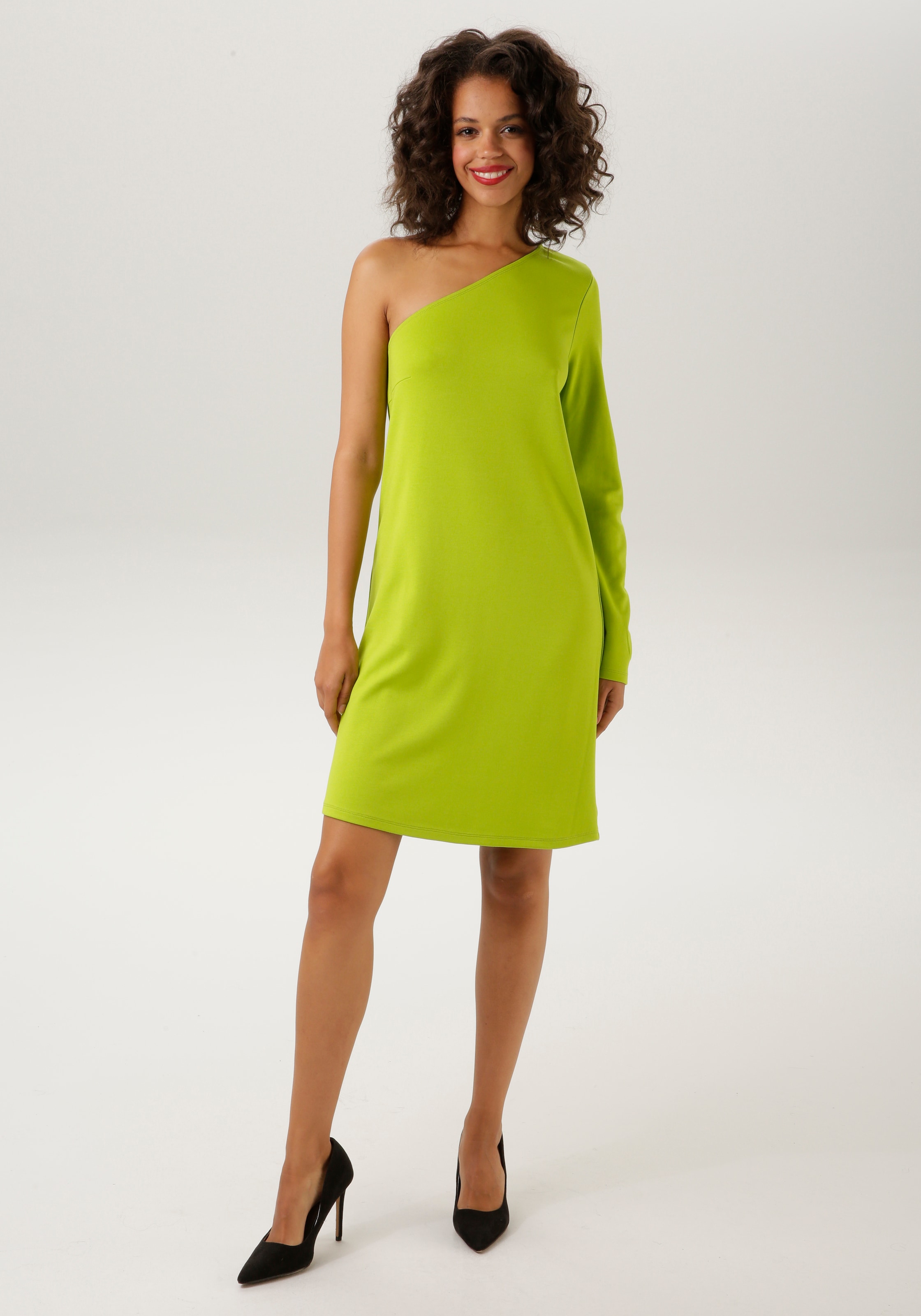 Aniston CASUAL Minikleid, mit asymmetrischem One-Shoulder-Ausschnitt - NEUE  KOLLEKTION online shoppen | Jelmoli-Versand