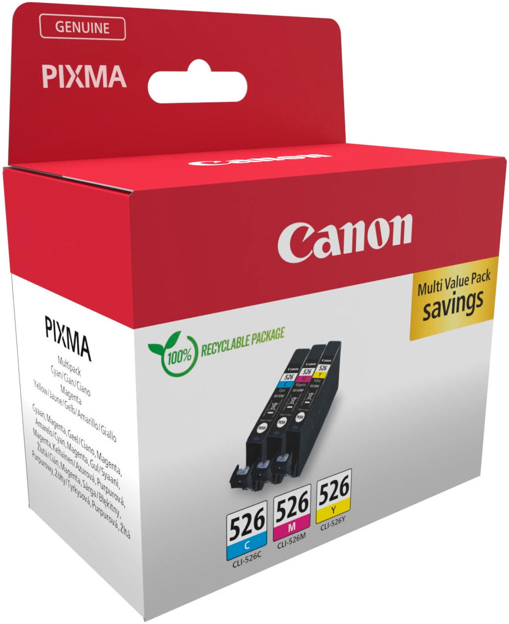 Canon Tintenpatrone »CLI-526 C/M/Y Multipack«