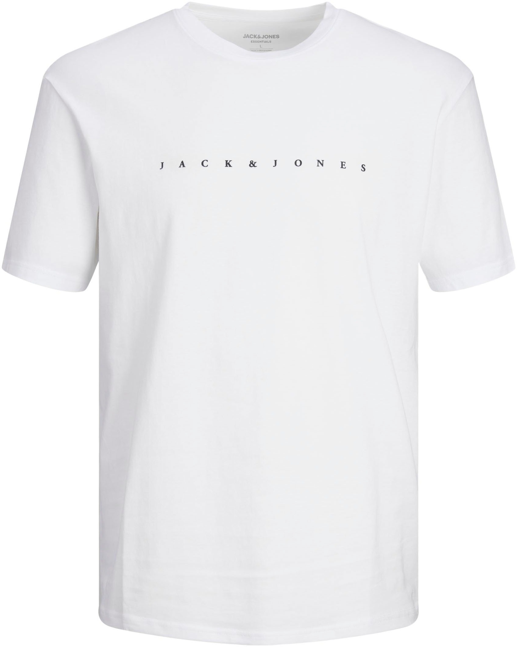 Jack & Jones Rundhalsshirt »JJESTAR mit Pigmentprint und Baumwollgefühl«, mit Pigmentprint