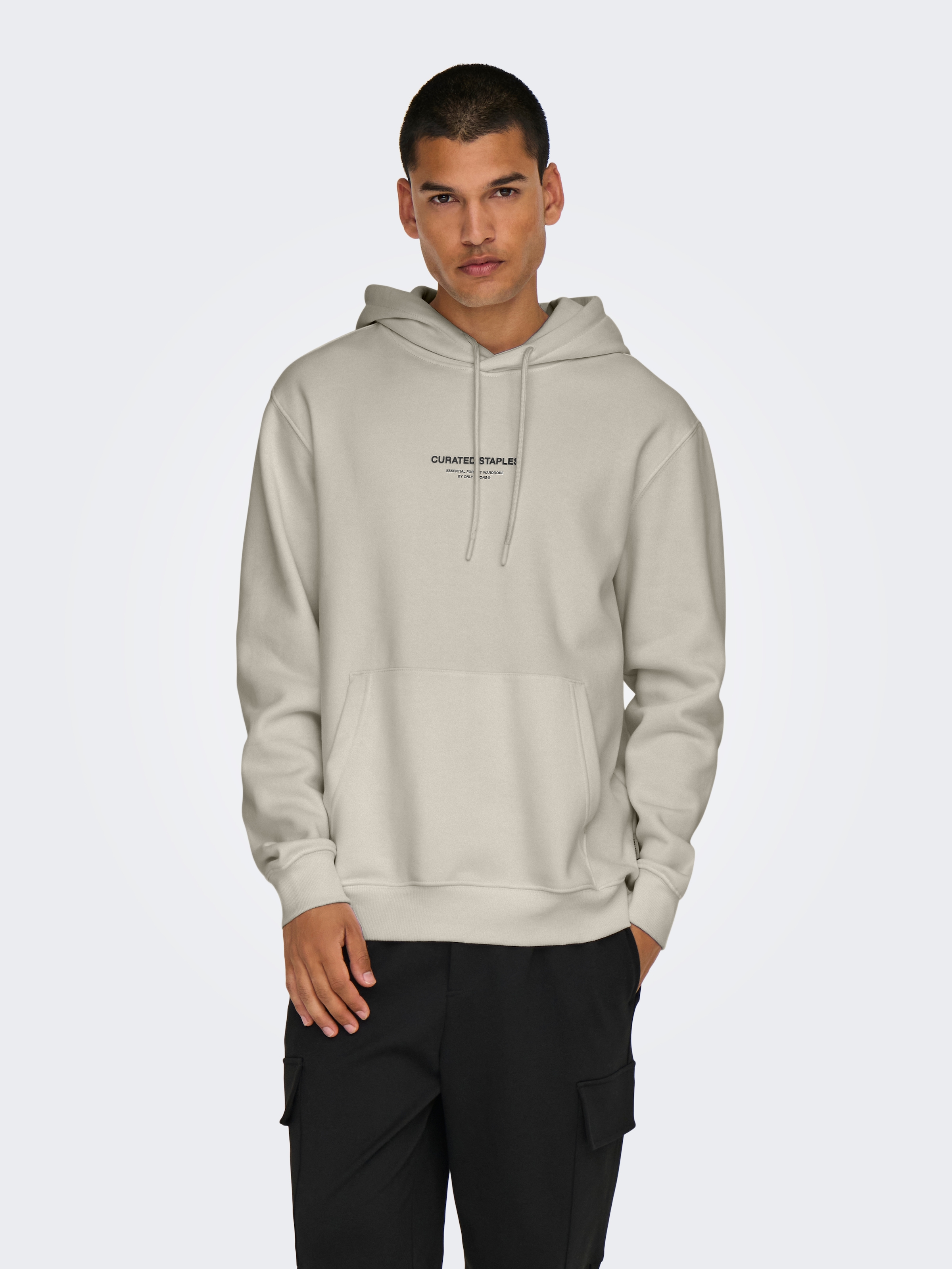 ONLY & SONS Kapuzensweatshirt »ONSCURATED REG HOODIE SWEAT«