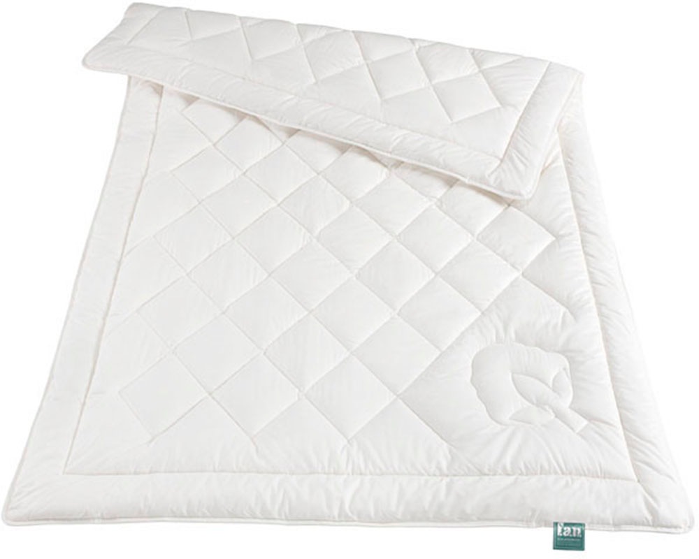f.a.n. Frankenstolz Bettdecke Baumwolle kbA Leicht-Steppbett 155x220
