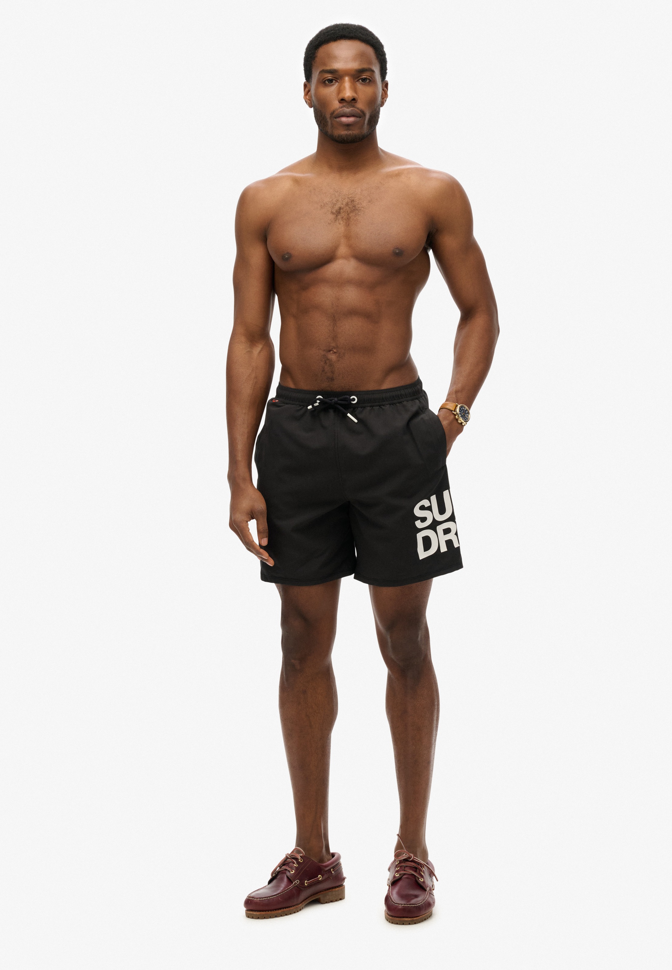 Superdry Badeshorts »SPORTSWEAR LOGO 17 SWIM SHORT«