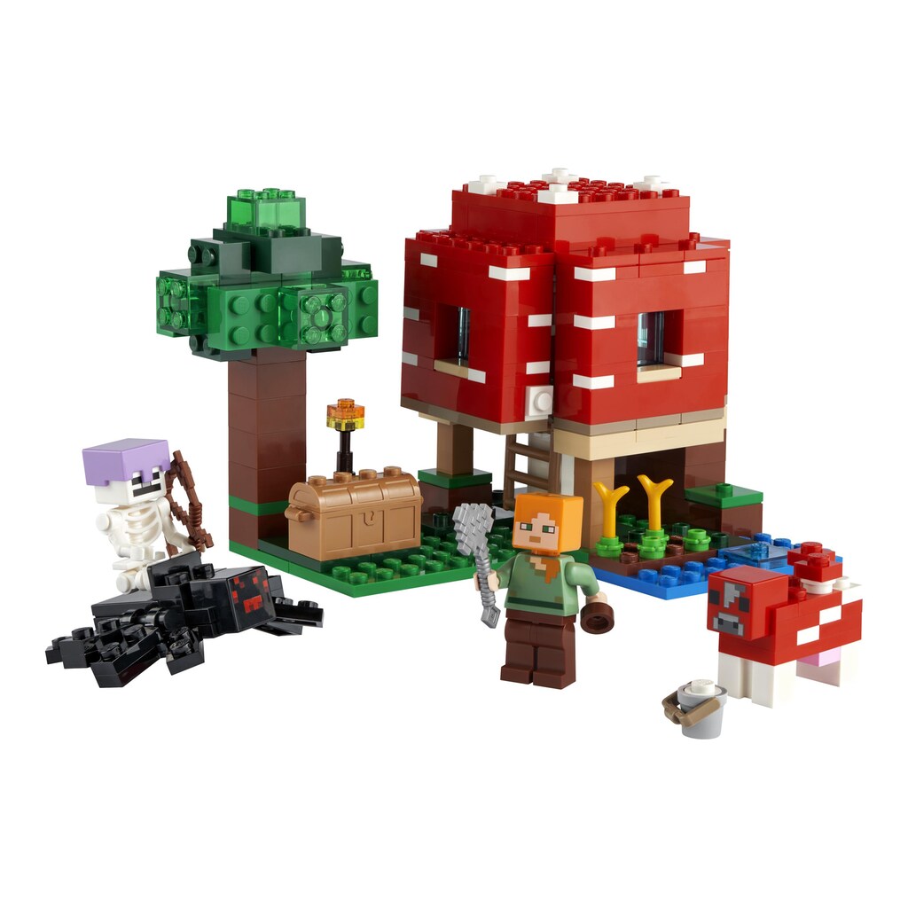 LEGO® Spielbausteine »Das Pilzhaus 21179«, (272 St.)