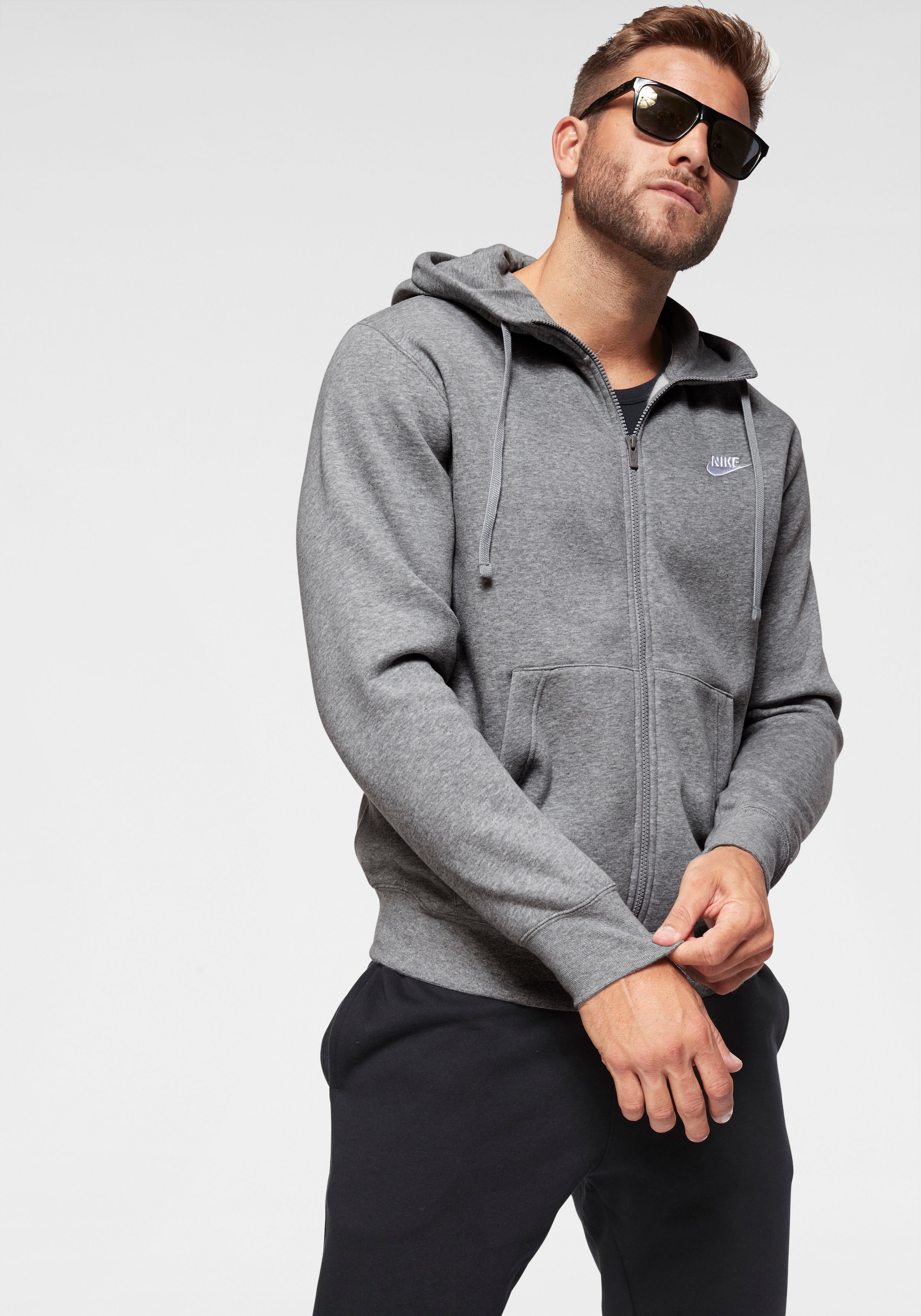 Nike Sportswear Sweatjacke »Club Fleece Men's Full-Zip Hoodie«