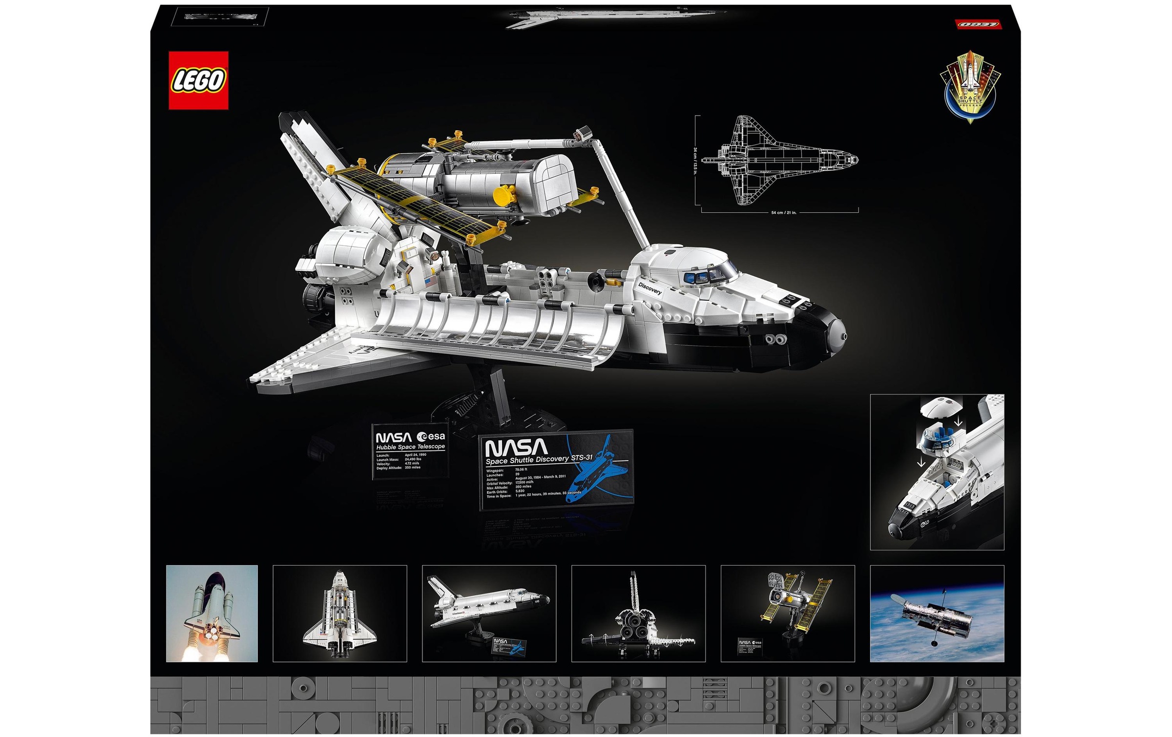 LEGO® Konstruktionsspielsteine »Space Shuttle Discovery 10283«, (2354 St.)