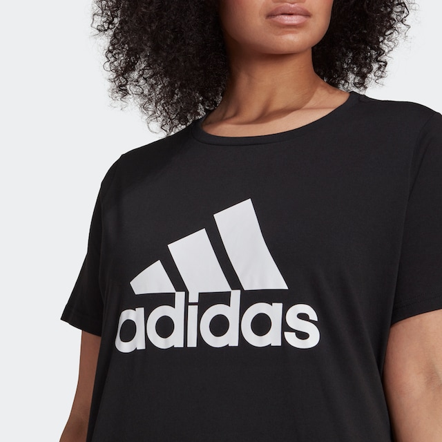adidas Sportswear T-Shirt »ESSENTIALS LOGO – GROSSE GRÖSSEN« online kaufen  bei Jelmoli-Versand Schweiz