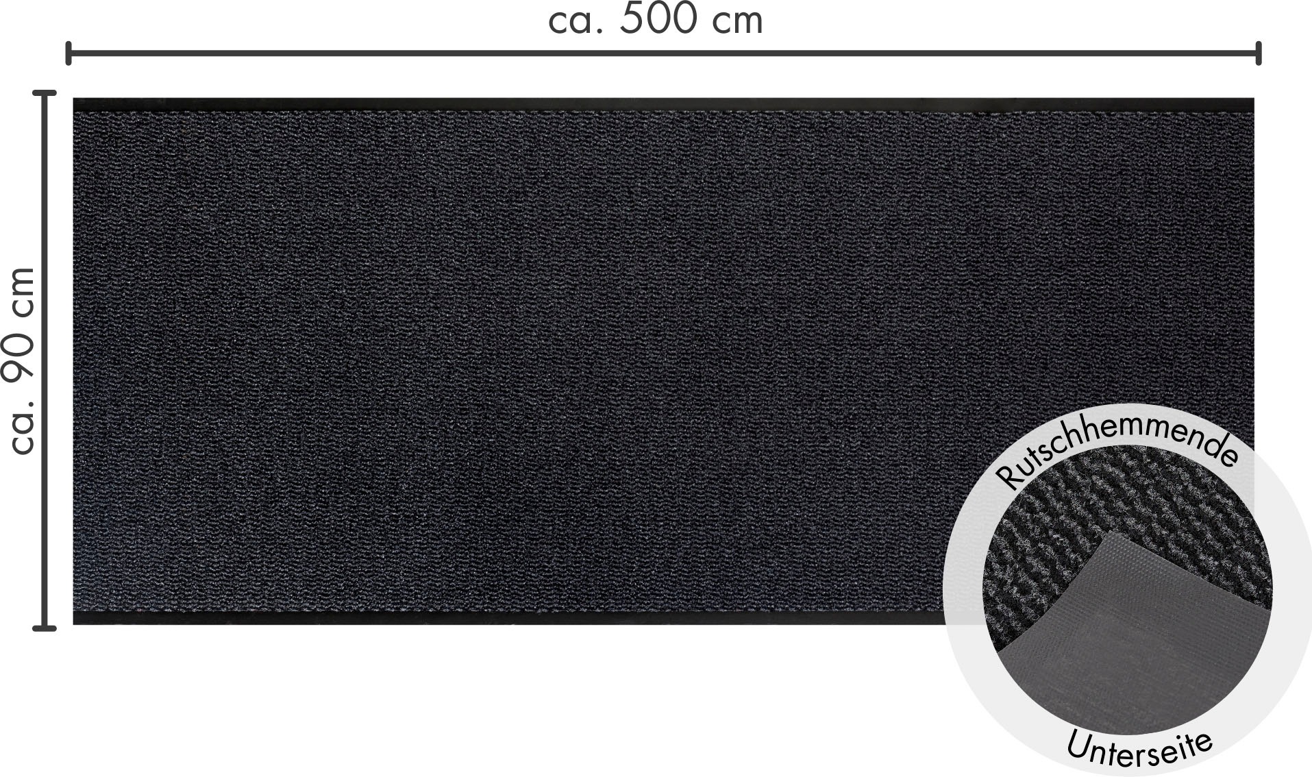 Andiamo Fussmatte »Easy, Made in Netherlands«, rechteckig, 5 mm Höhe, Schmutzfangmatte, rutschhemmend, Innen- und überdachten Aussenbereich
