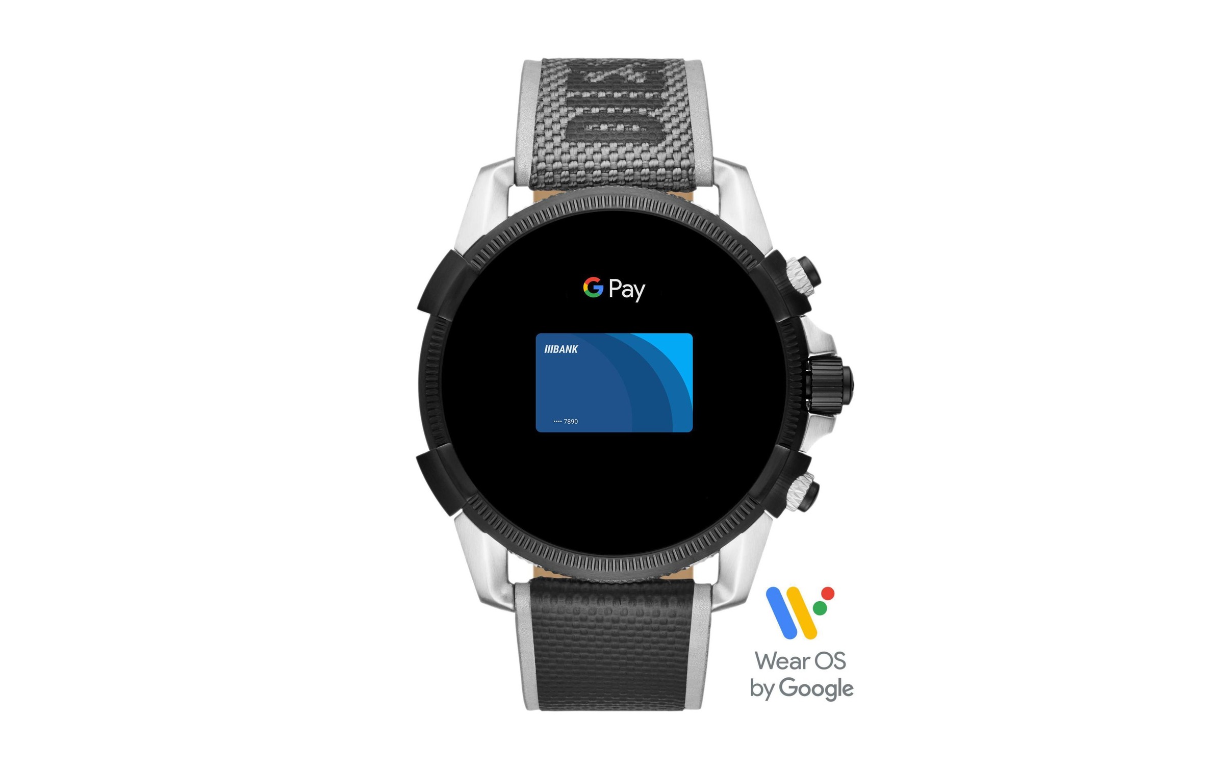 DIESEL ON Smartwatch »On Connected DZT2012 Herrenuhr«, Wear OS by Google