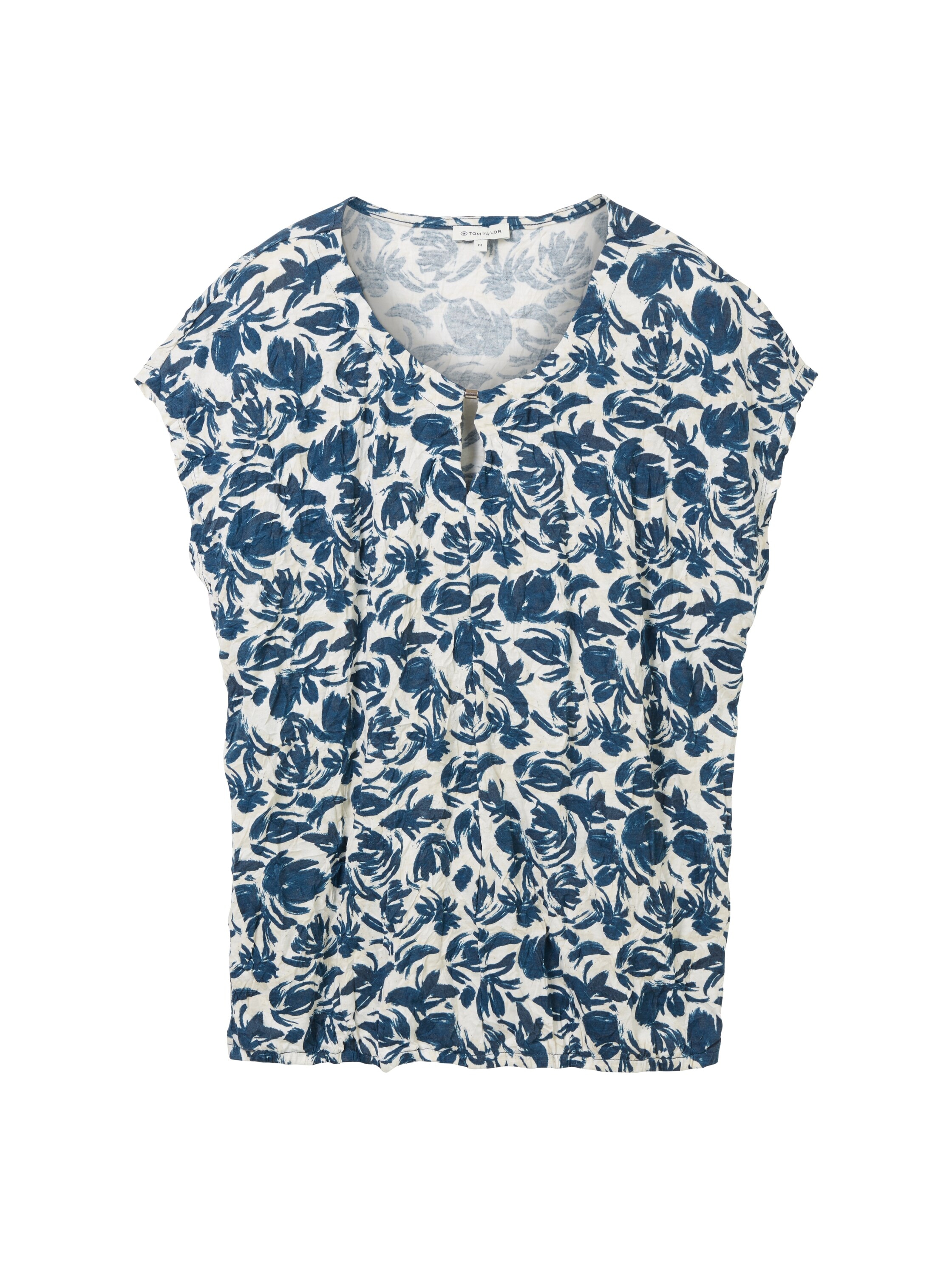 TOM TAILOR Print-Shirt, mit Knitteroptik