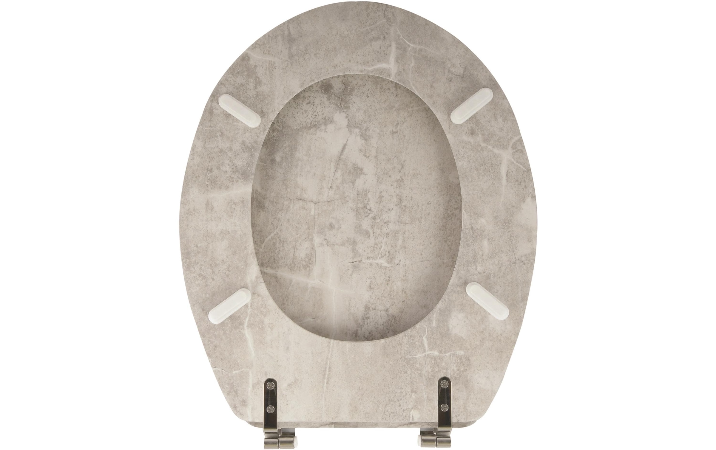 MSV WC-Sitz »MSV Toilettensitz Grau«