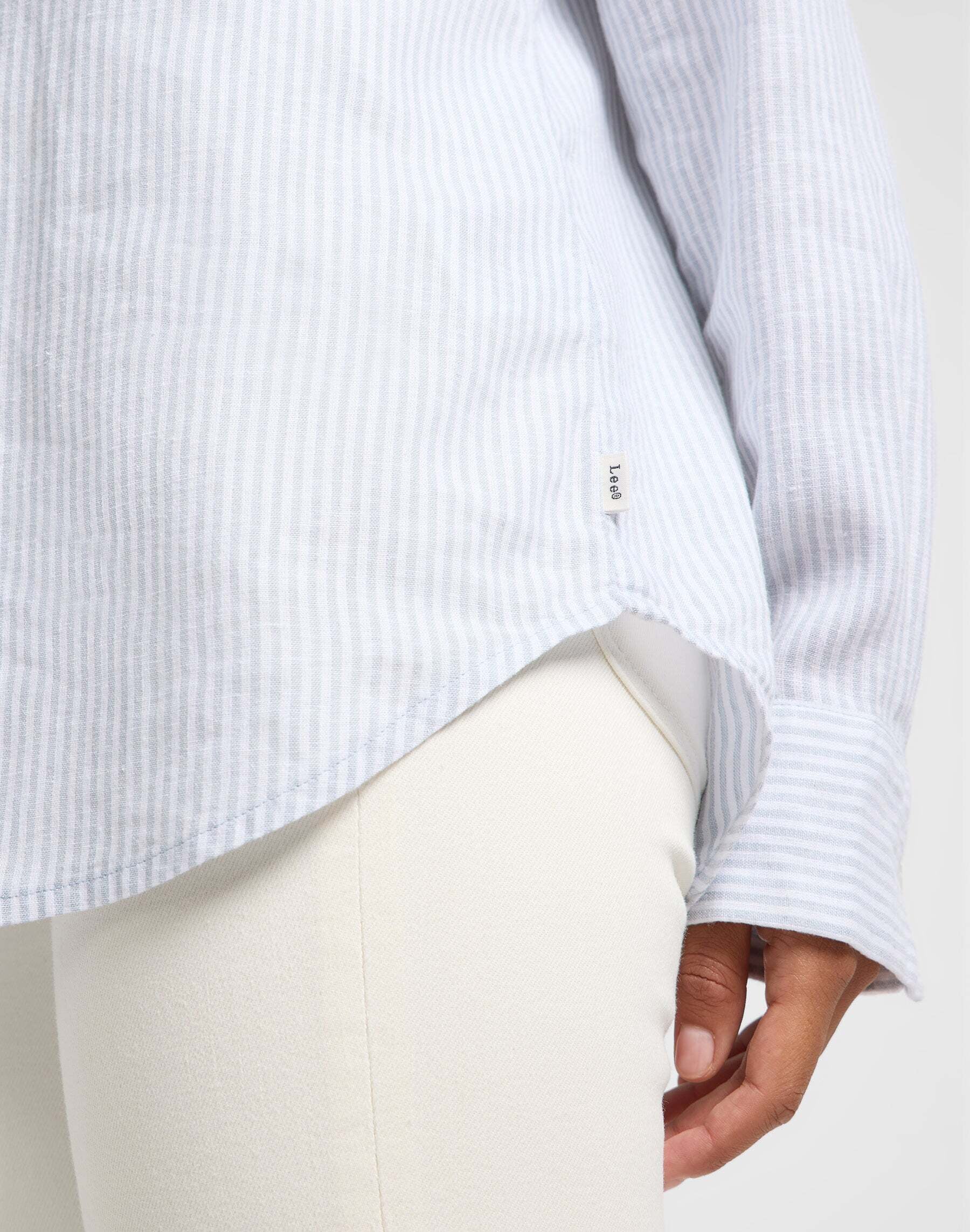 Lee® Langarmbluse »LEE Leinenhemd Pocketless Shirt«