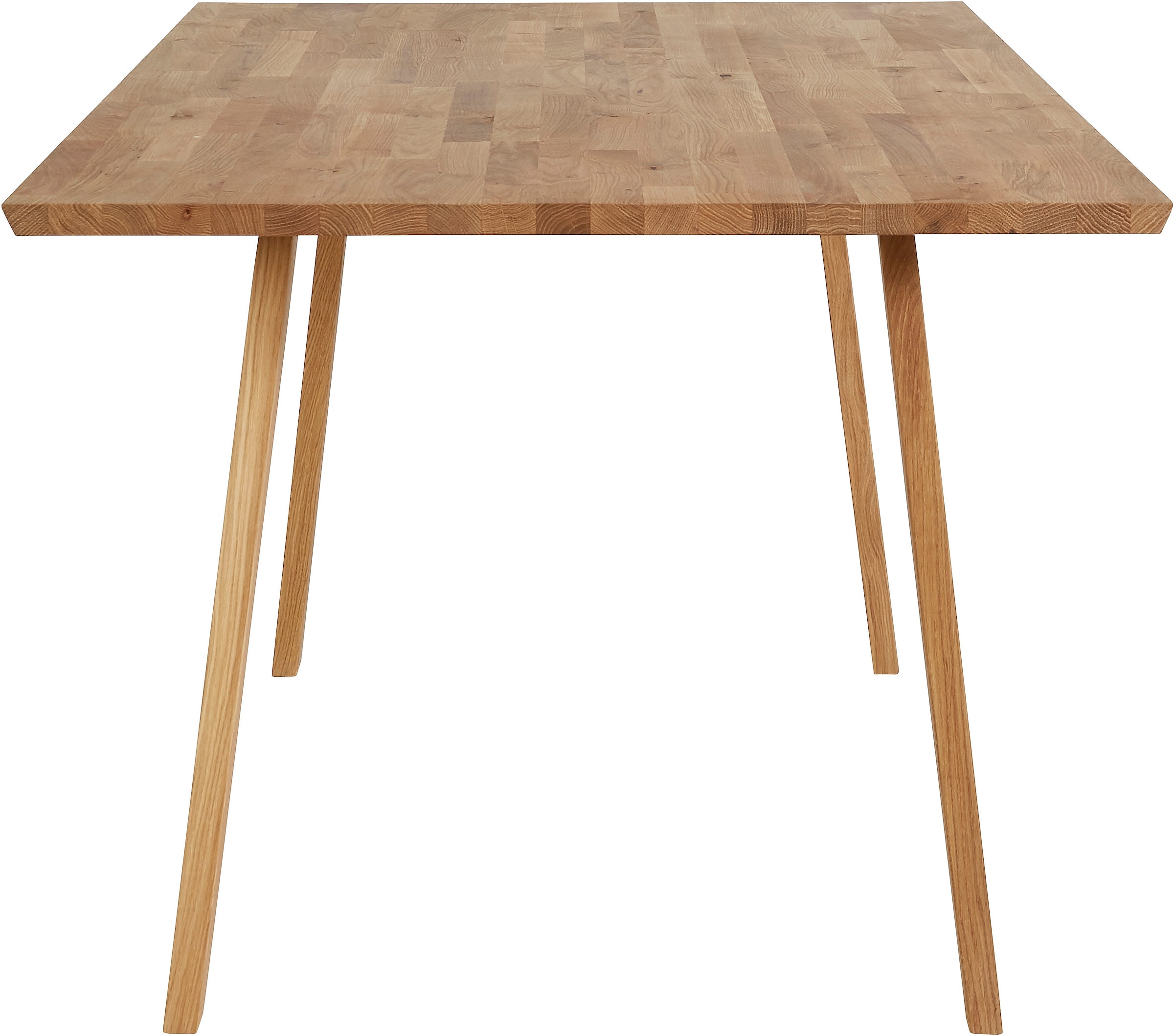 GOODproduct Esstisch »Alessja«, Breite 130 oder 150 cm, Eiche Massivholz mit veganem Bio-Öl behandelt