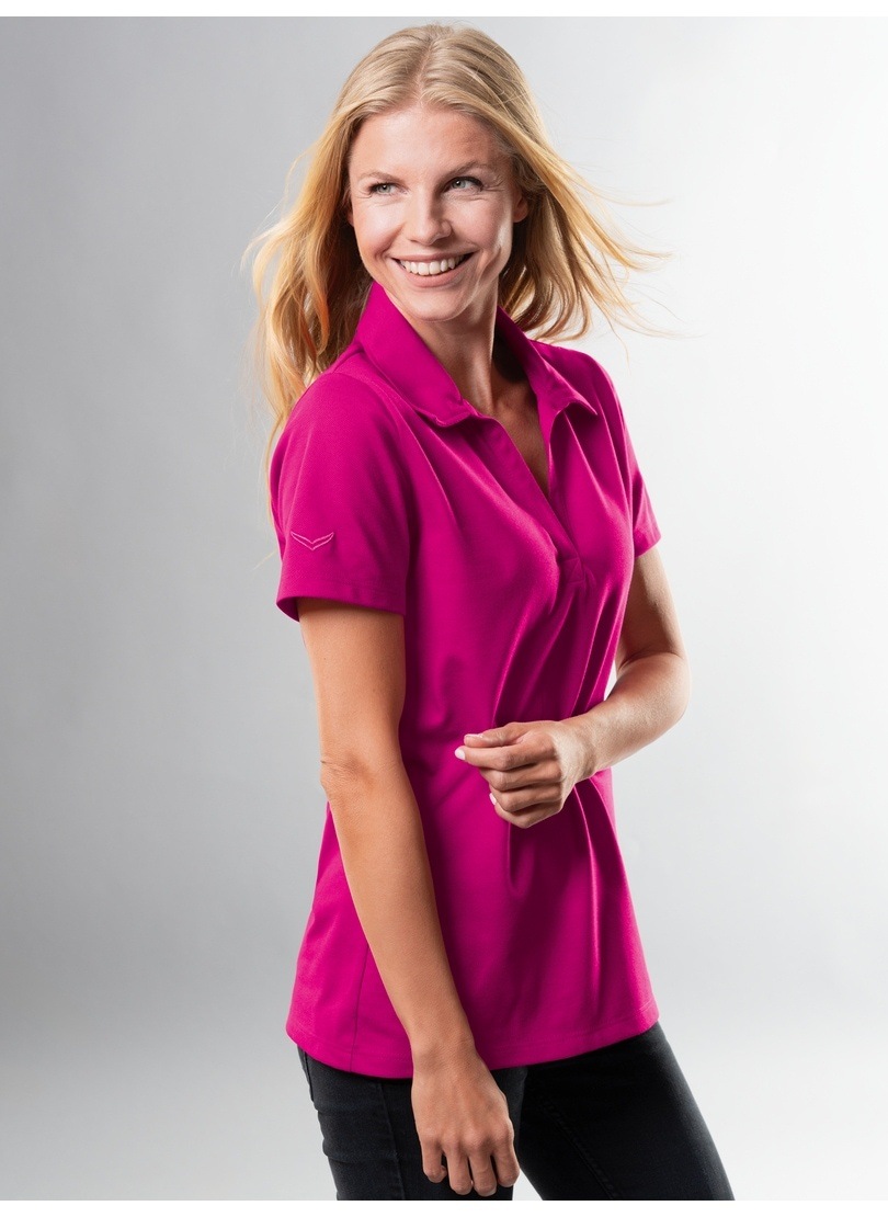 Trigema Poloshirt "TRIGEMA Poloshirt ohne Knopfleiste" 1 Stk.