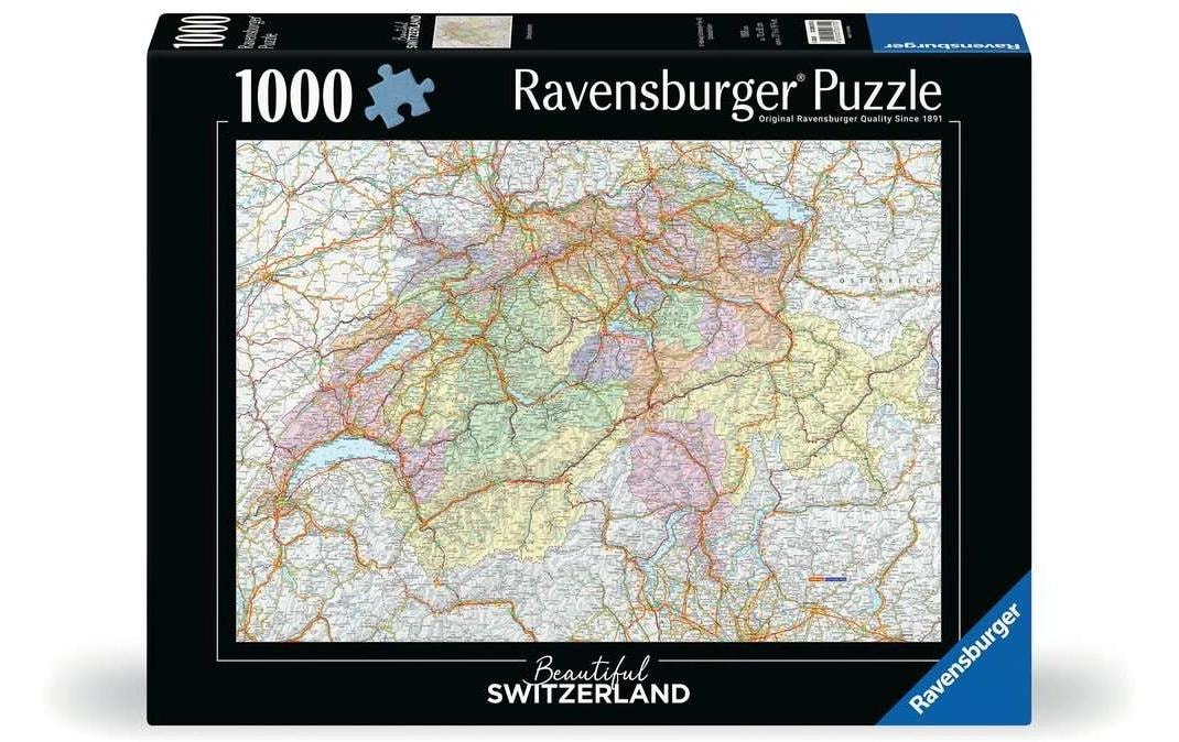 Ravensburger Puzzle »Schweizerkarte«, (1000 tlg.)