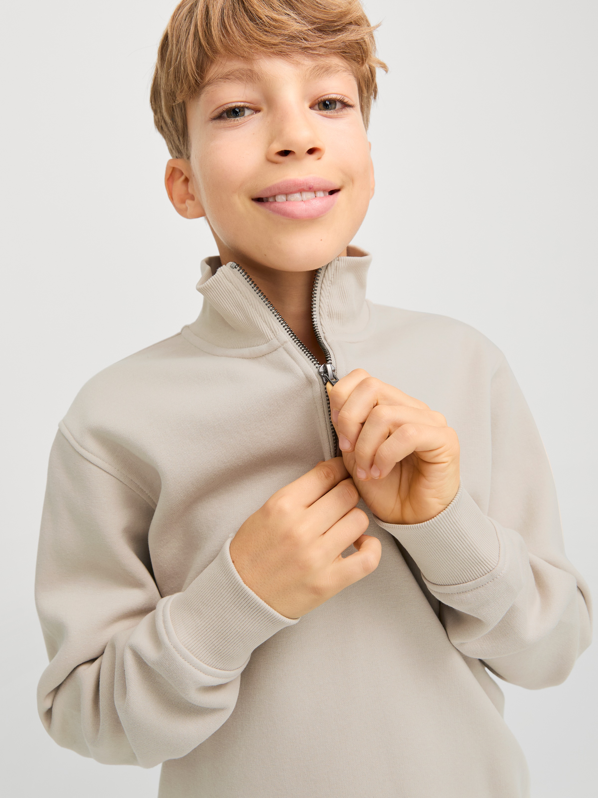 Jack & Jones Junior Sweater »JJEBRADLEY SWEAT HALF ZIP NOOS JNR«